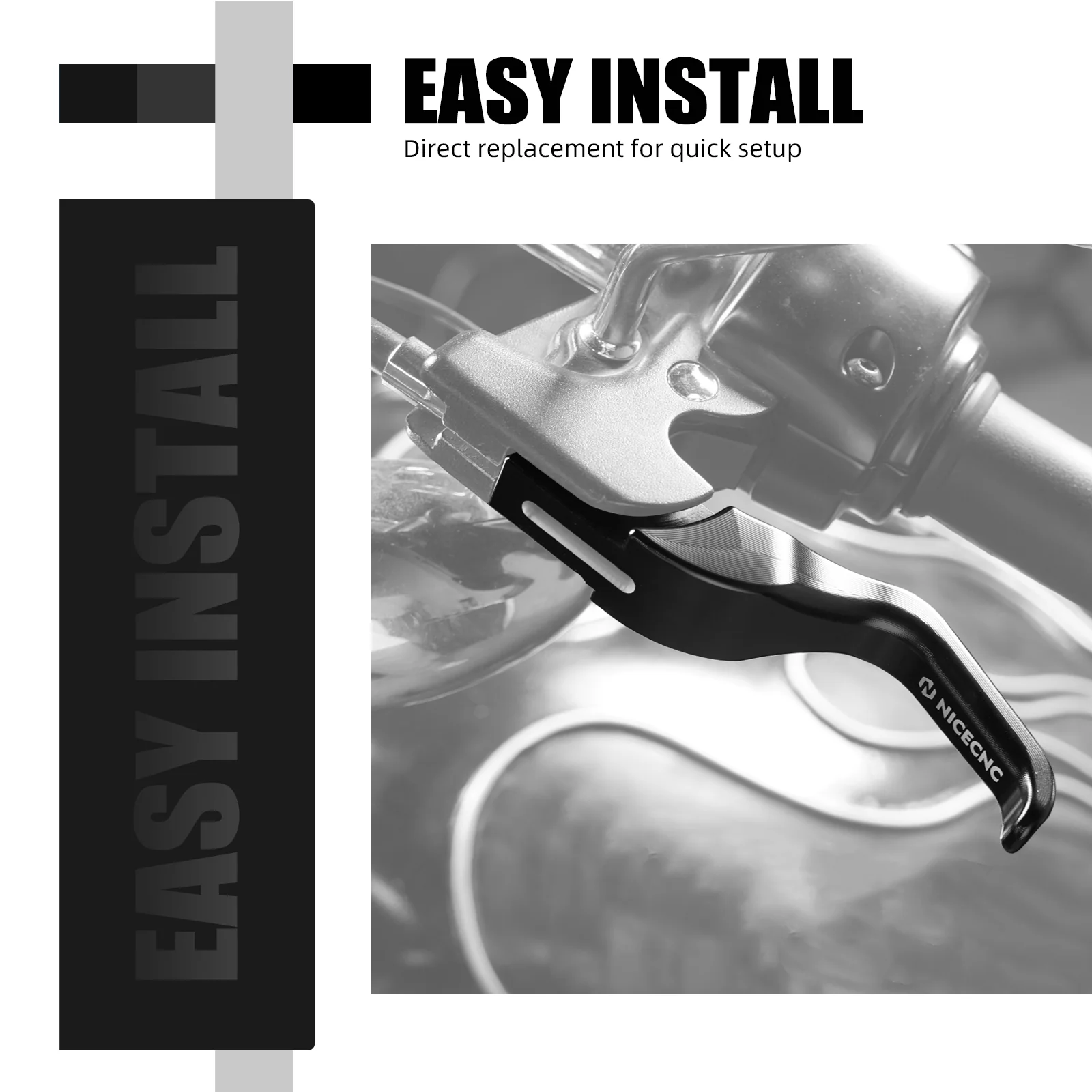 2-Finger Short Brake Clutch Levers For Harley Sportster 1200 48 XL Iron 883 XL883N - Image 3