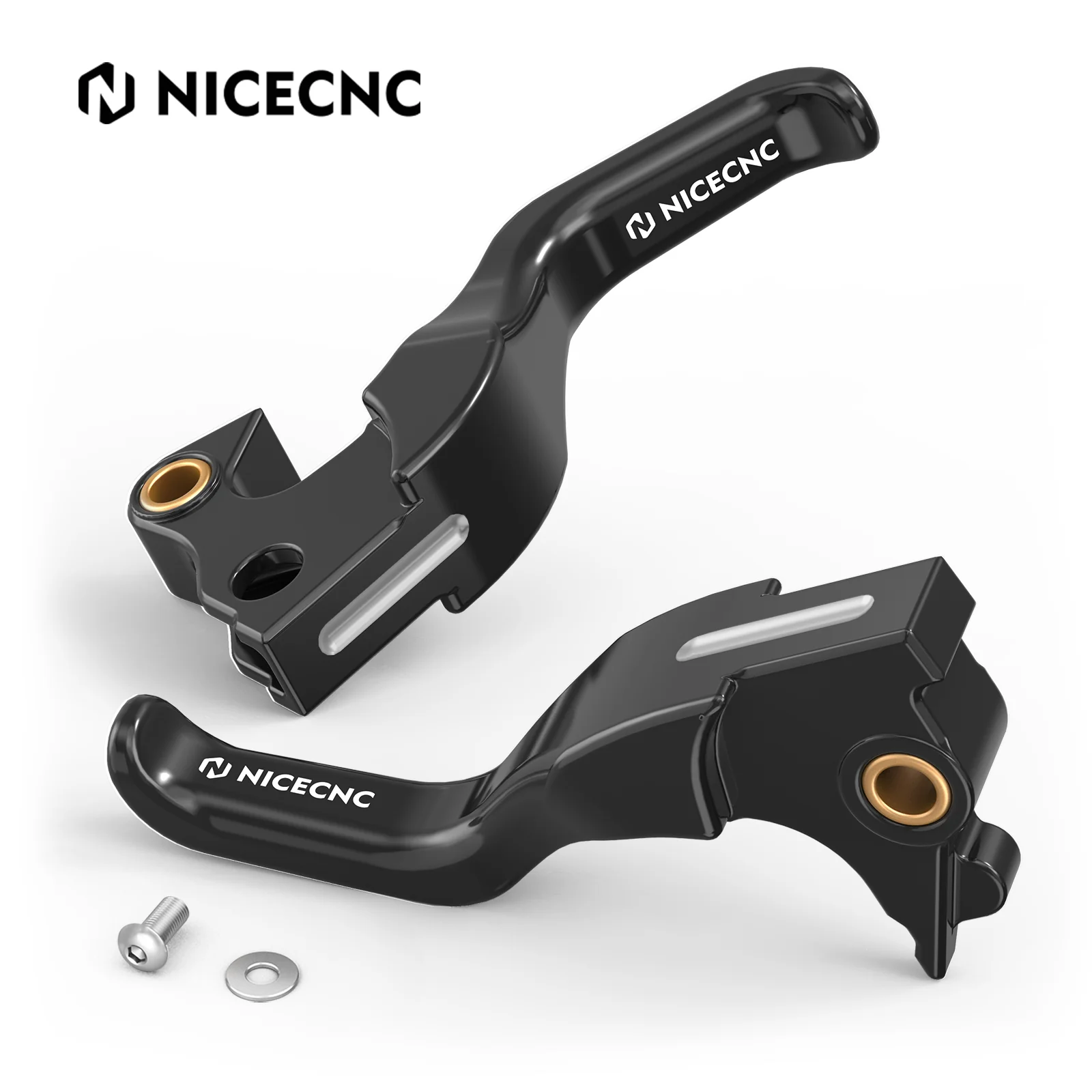 2-Finger Short Brake Clutch Levers For Harley Sportster 1200 48 XL Iron 883 XL883N - Image 9