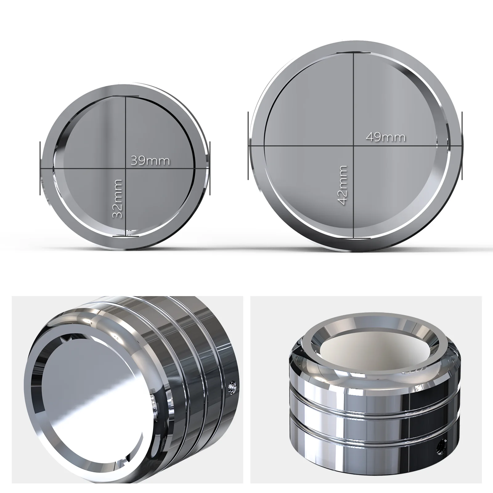 Rear Axle Nut Covers Caps For Harley Sportster 1200 72 48 XL Iron 883 Roadster - Image 16