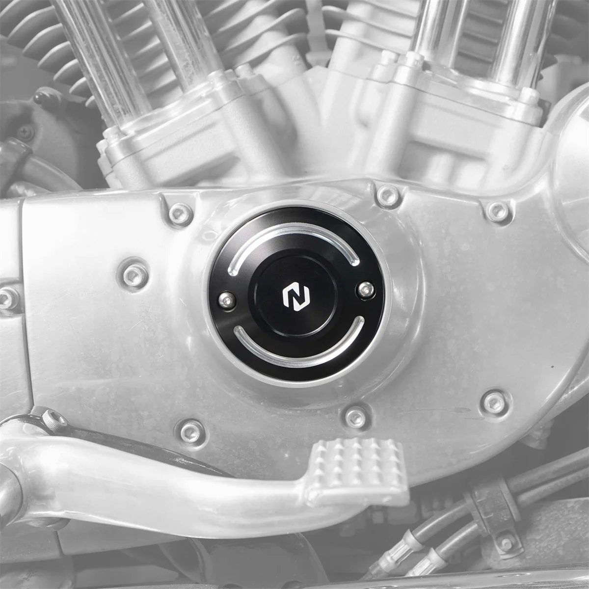 Engine Timer Cover Cap For Harley Sportster 1200 72 48 XL Iron 883 XL883N Roadster - Image 3