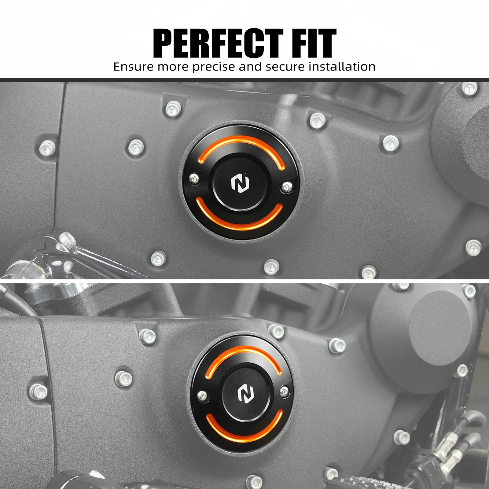 Engine Timer Cover Cap For Harley Sportster 1200 72 48 XL Iron 883 XL883N Roadster - Image 9