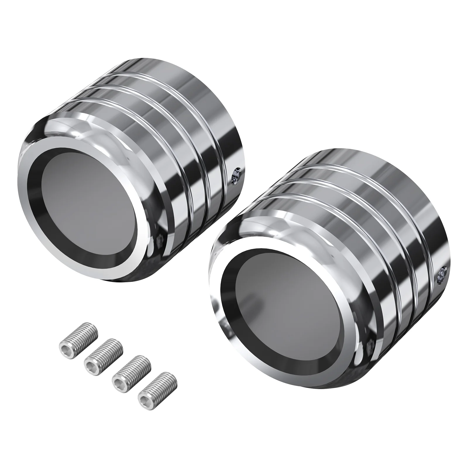 Front Axle Nut Covers Caps For Harley Sportster 1200 48 72 XL Iron 883 Roadster - Image 15
