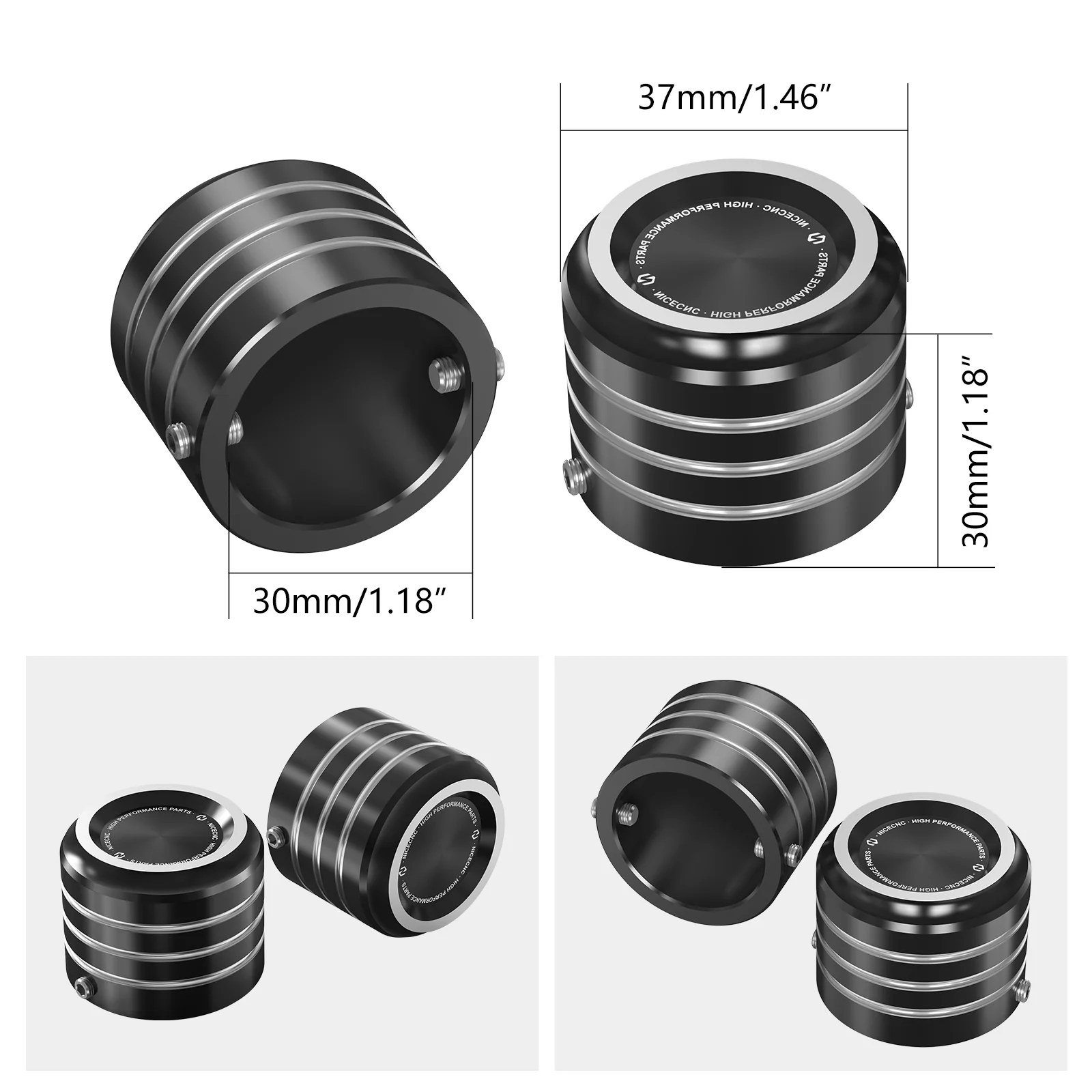 Front Axle Nut Covers Caps For Harley Sportster 1200 48 72 XL Iron 883 Roadster - Image 18