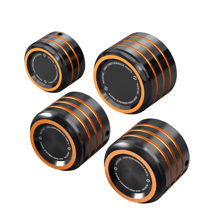 Front Axle Nut Covers Caps For Harley Sportster 1200 48 72 XL Iron 883 Roadster - Image 23
