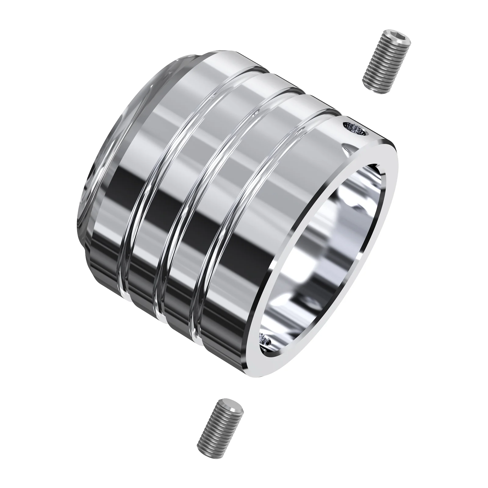 Chrome Front Axle Nut Covers Caps For Harley Sportster 1200 883 72 48 XL - Image 7