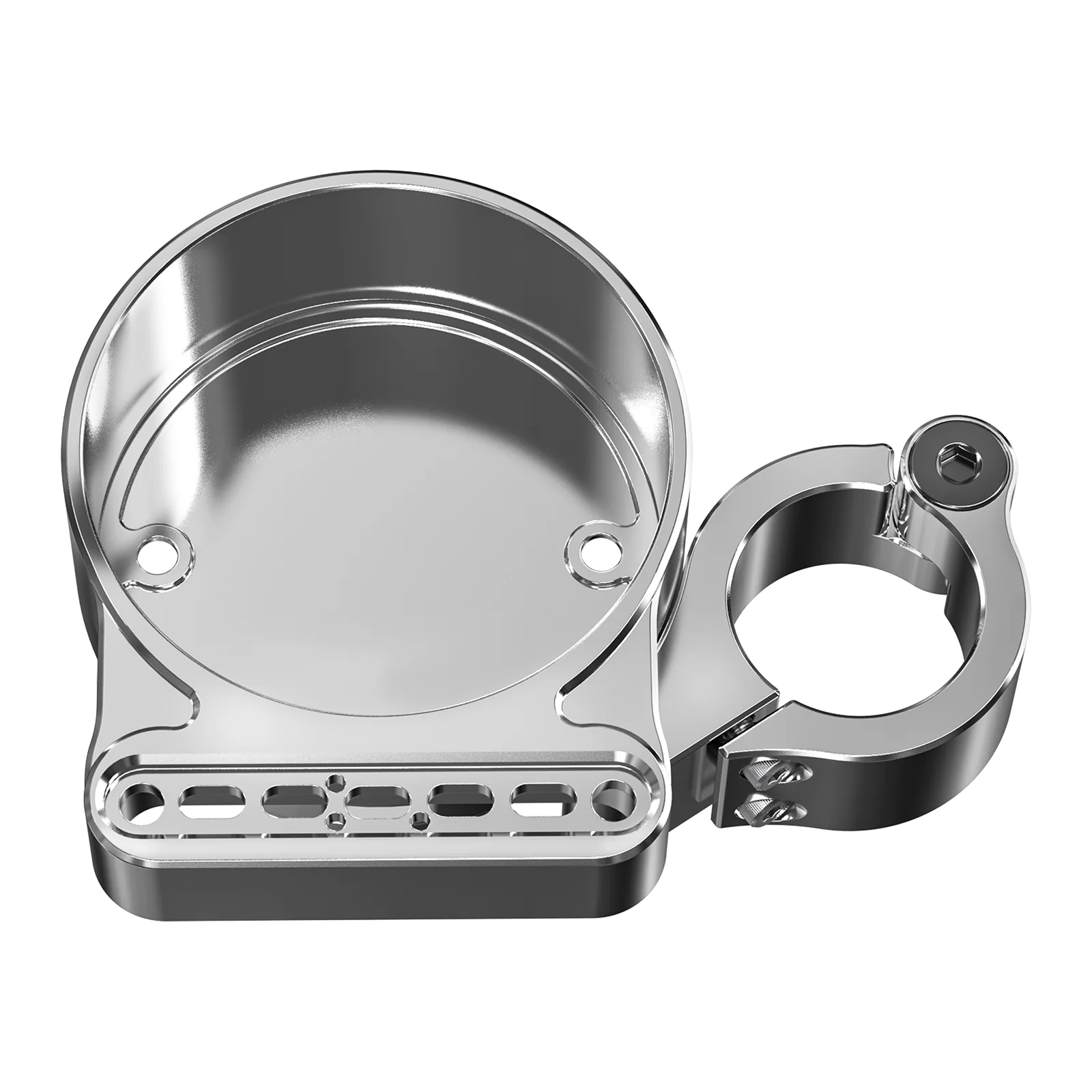 Chrome Speedo Indicator Lights Relocation Kit For Harley Sportster 1200 883 48 XL - Image 5