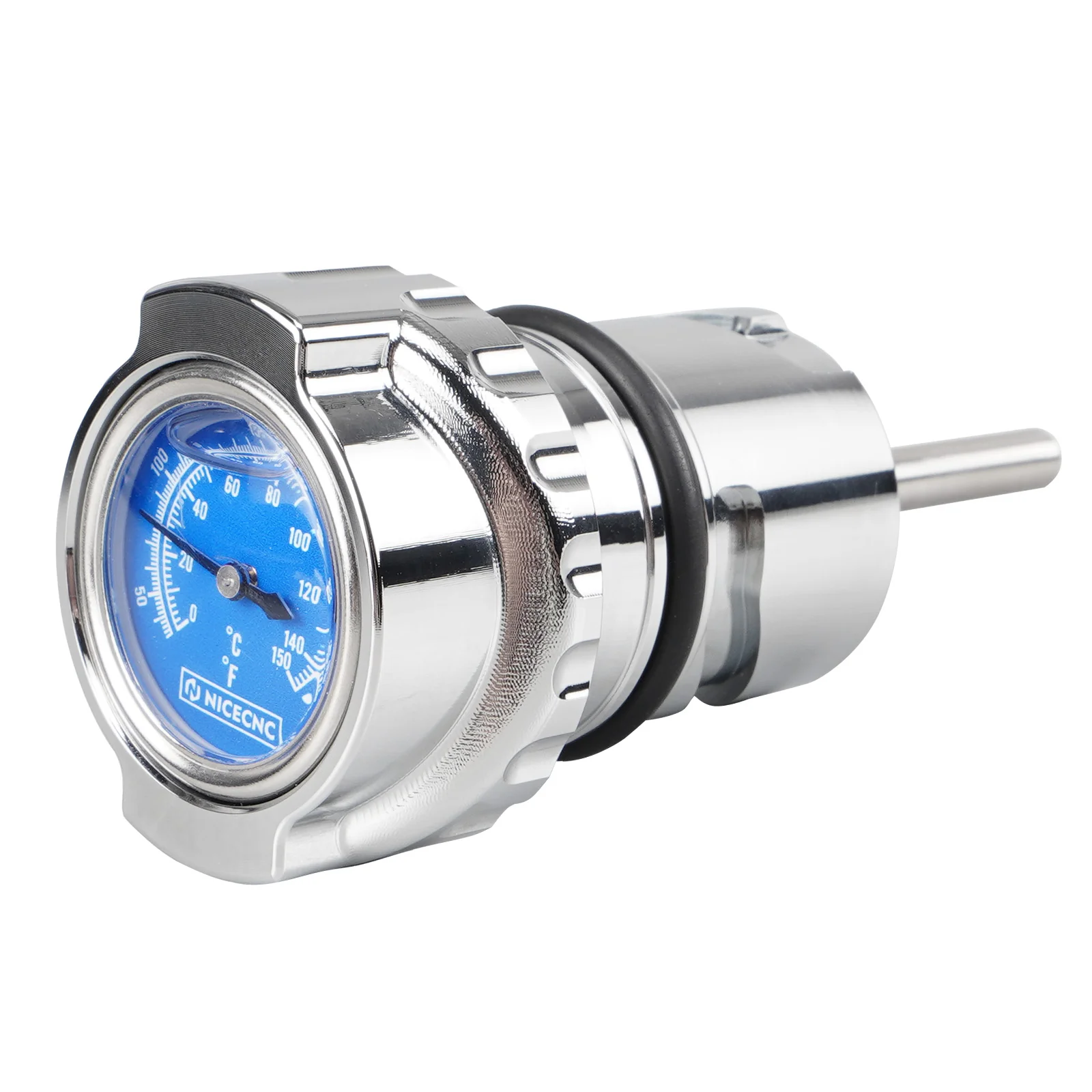 Chrome Oil Dipstick w/Thermometer For Harley Sportster 1200 883 72 48 XL Roadster - Image 4