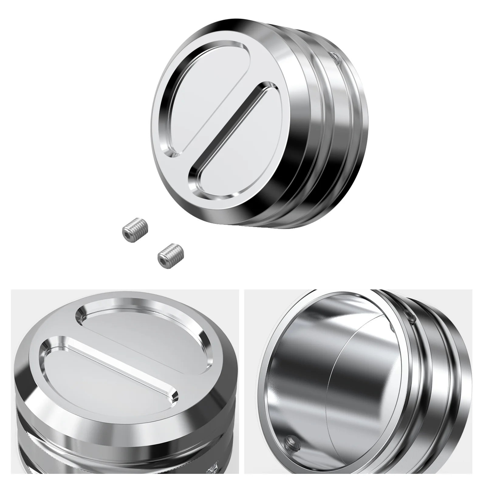 Upper Fork Stem Nut Covers Caps For Harley Sportster 1200 48 XL Iron 883 XL883N - Image 17