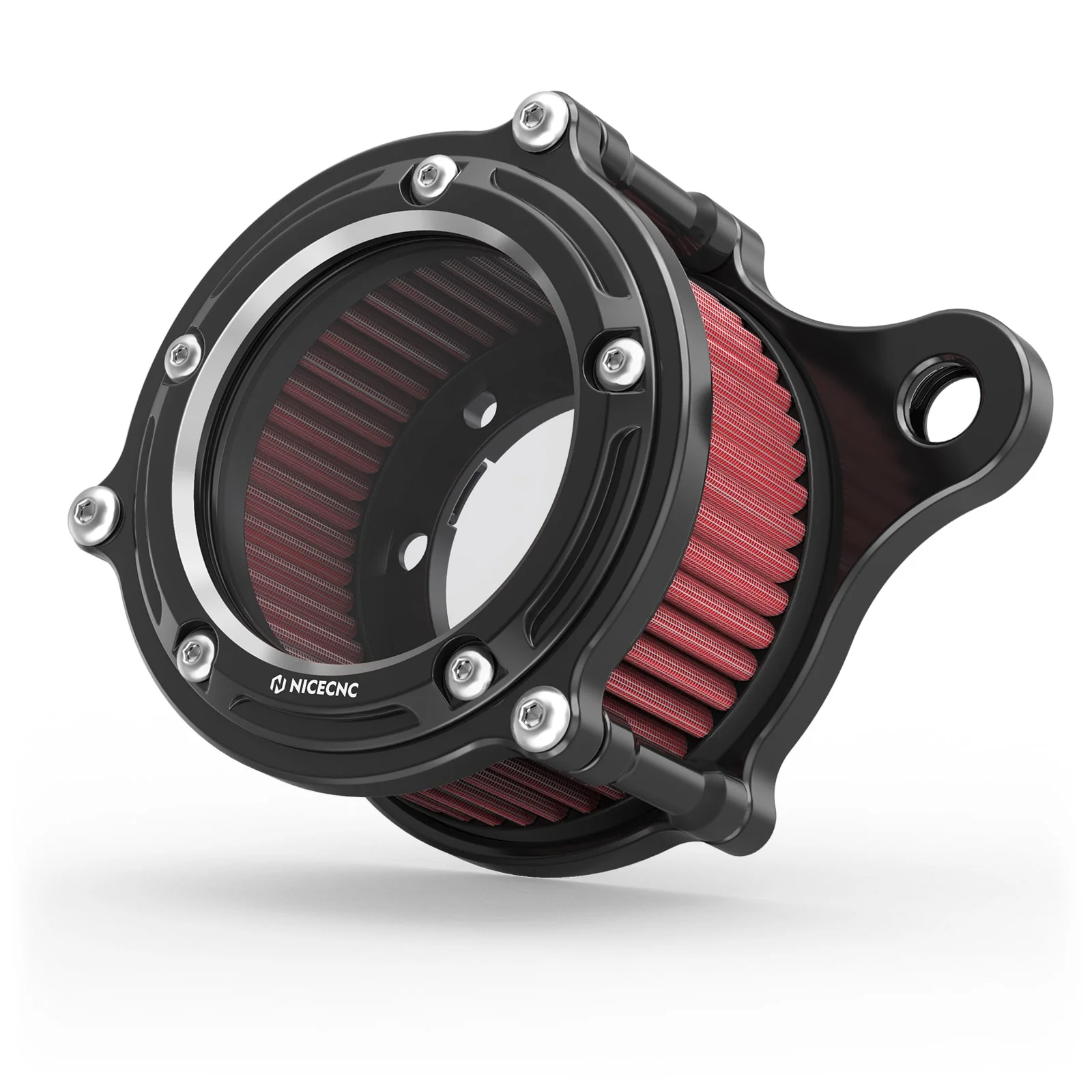 Full Clear Air Cleaner Intake Filter Kit For Harley Sportster 1200 48 XL Iron 883 XL883N - Image 10