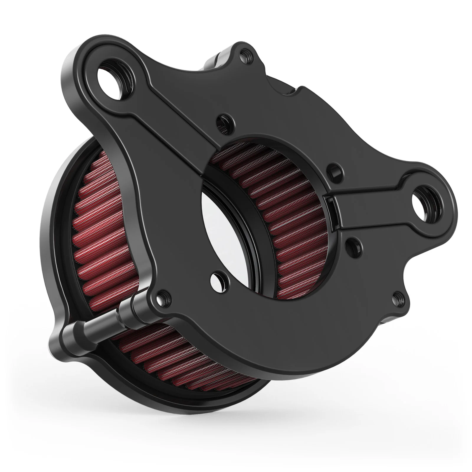 Full Clear Air Cleaner Intake Filter Kit For Harley Sportster 1200 48 XL Iron 883 XL883N - Image 7