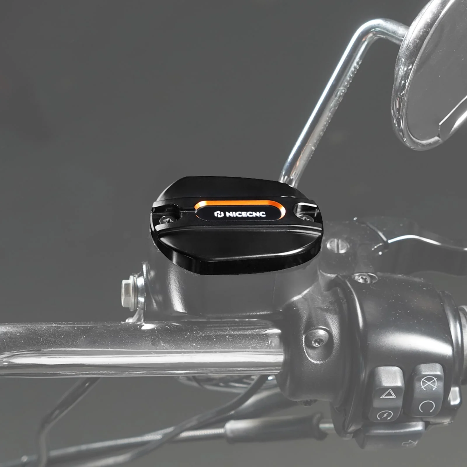 Front Brake Reservoir Master Cylinder Cover Cap For Harley Sportster 1200 883 48 72 XL - Image 9