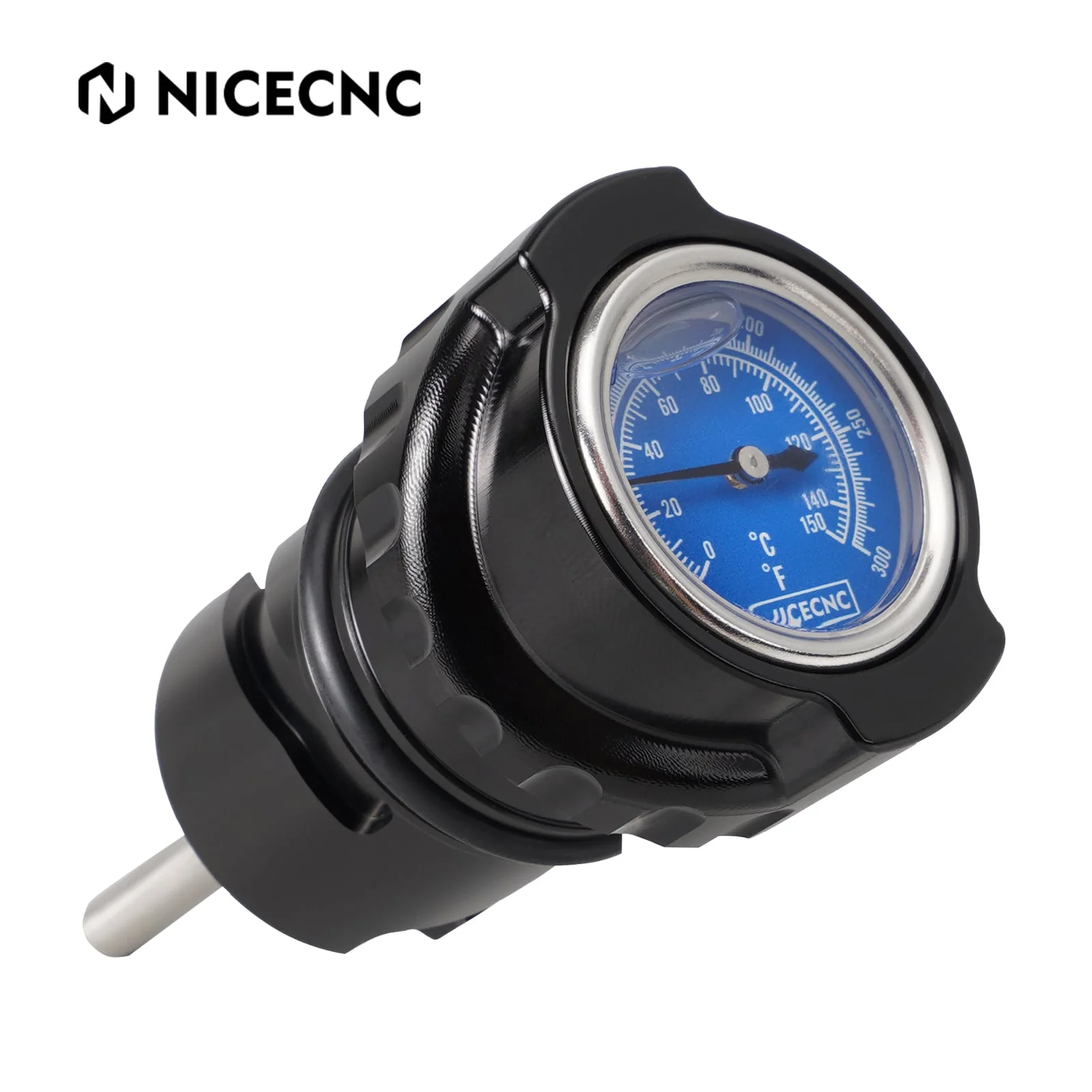 Oil Dipstick Filler Plug w/Thermometer Gauge For Harley Sportster 1200 48 72 XL Iron 883 - Image 5