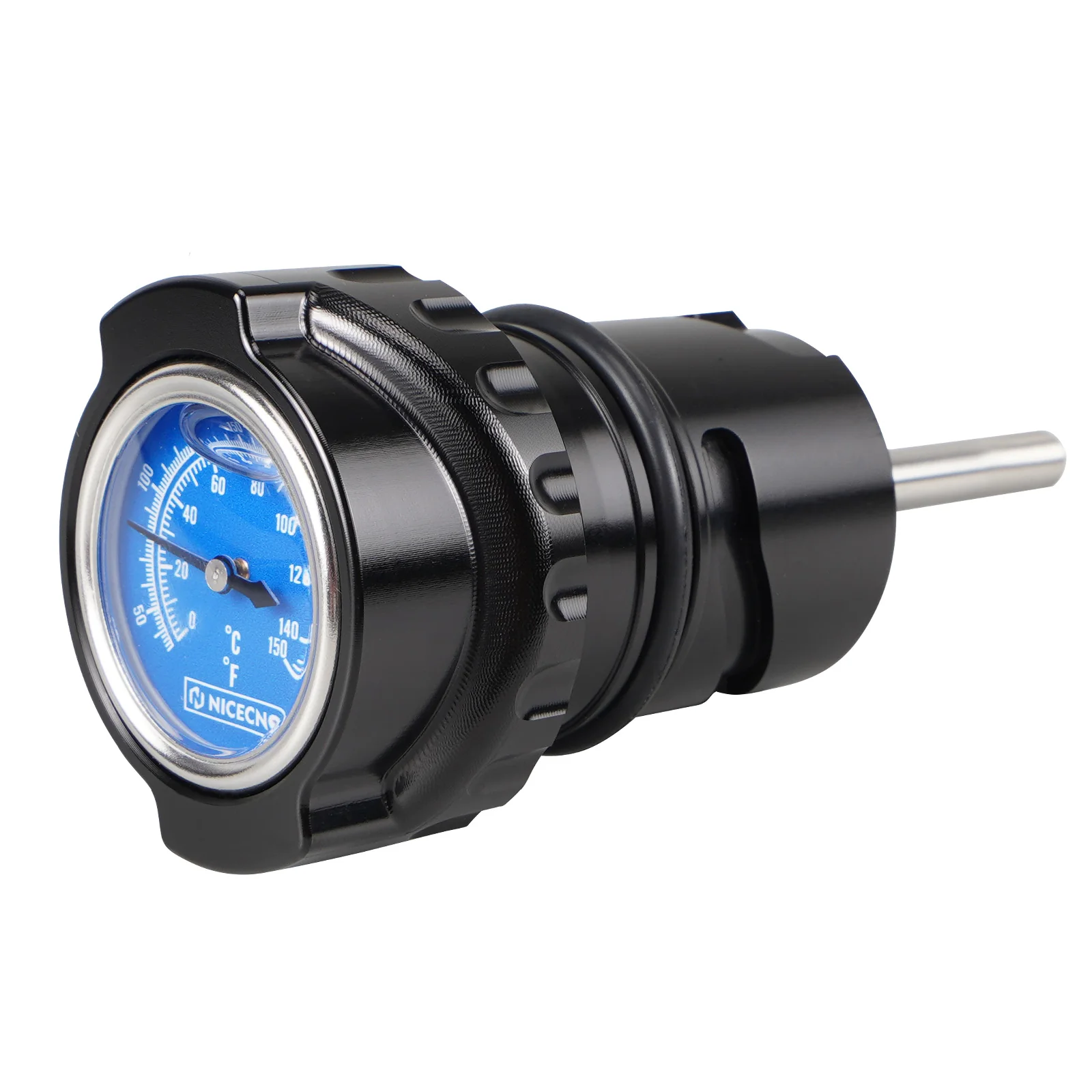 Oil Dipstick Filler Plug w/Thermometer Gauge For Harley Sportster 1200 48 72 XL Iron 883 - Image 8