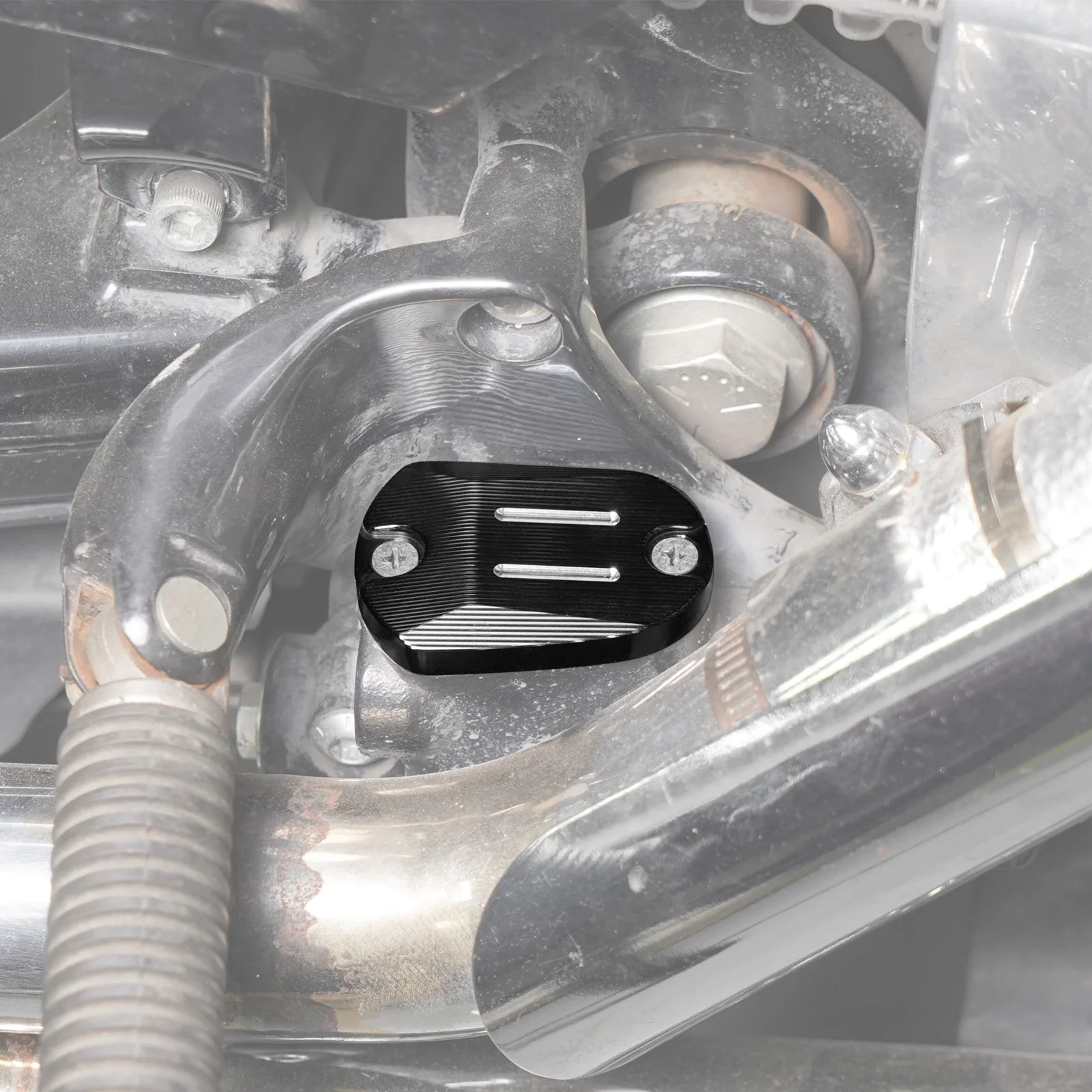 Rear Brake Master Cylinder Cover Cap For Harley Sportster 1200 48 Iron 883 XL - Image 14