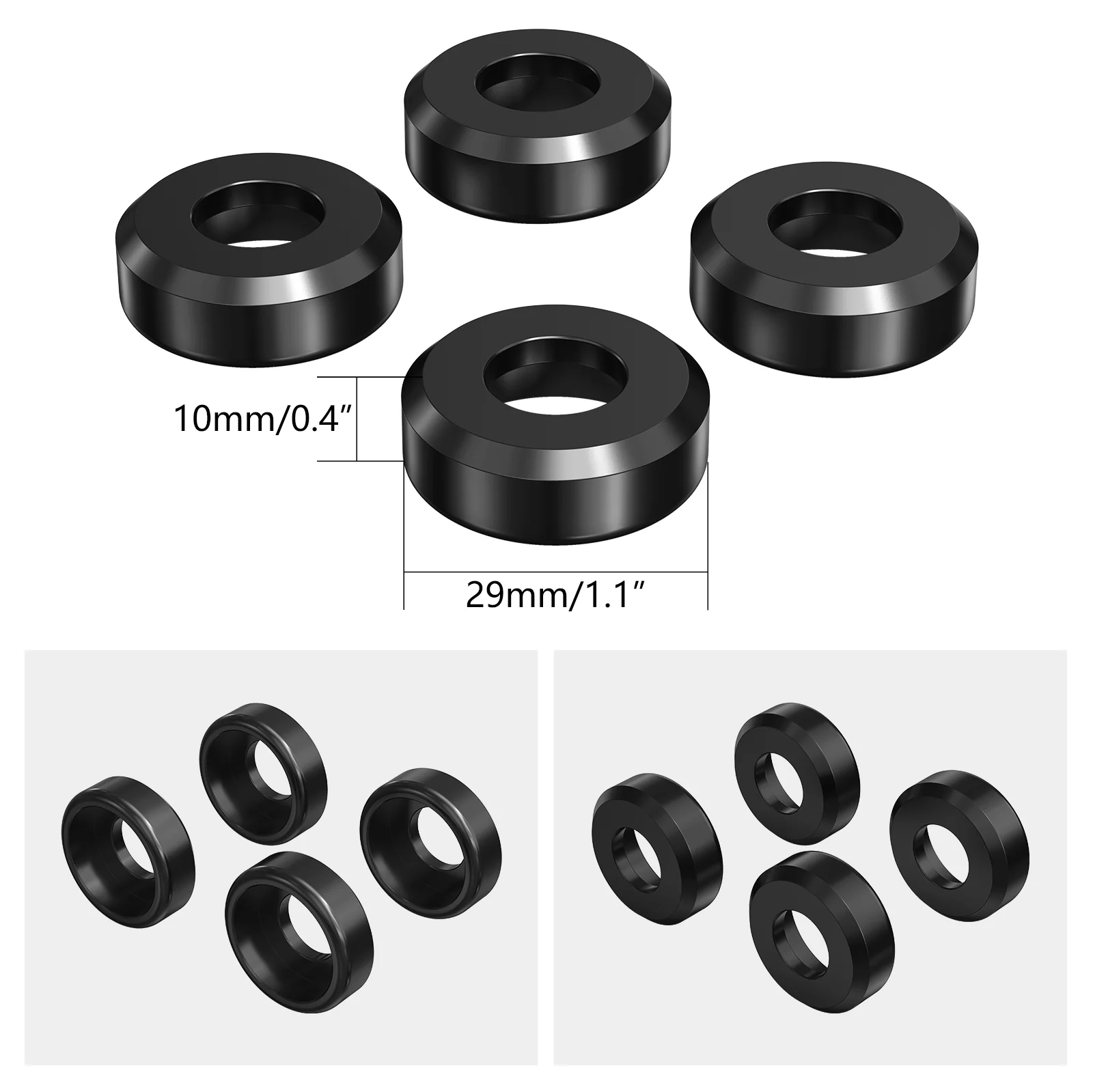 Shock Absorber Bracket Trim Rings For Harley Sportster 1200 883 72 48 XL Roadster - Image 12