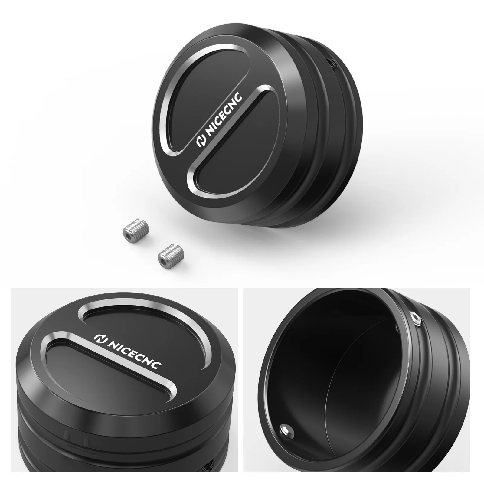 Upper Fork Stem Nut Covers Caps For Harley Sportster 1200 48 XL Iron 883 XL883N - Image 12