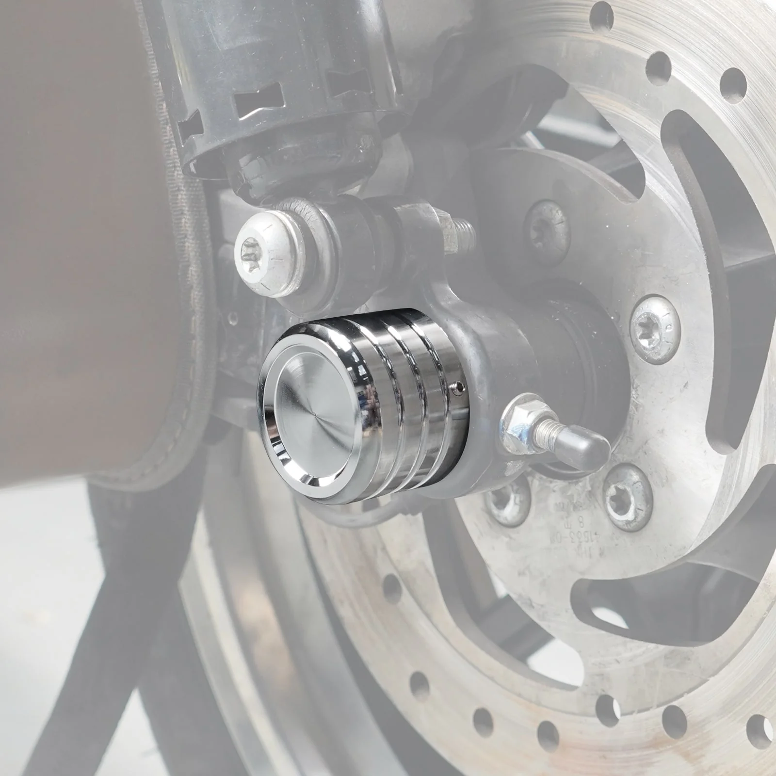 Chrome Rear Axle Nut Caps Covers For Harley Sportster 1200 72 48 XL Iron 883 XL883N - Image 3