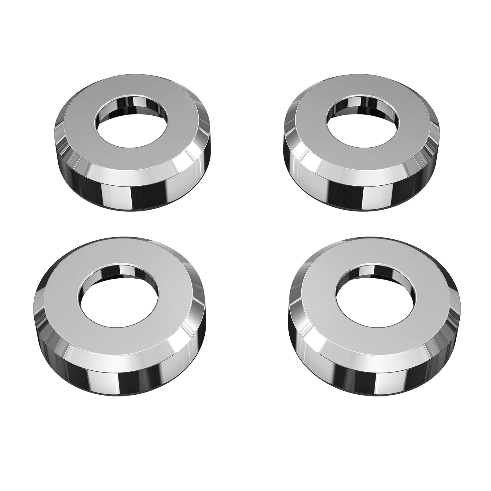 Chrome Shock Absorber Bracket Trim Rings For Harley Sportster 1200 883 48 72 XL - Image 5