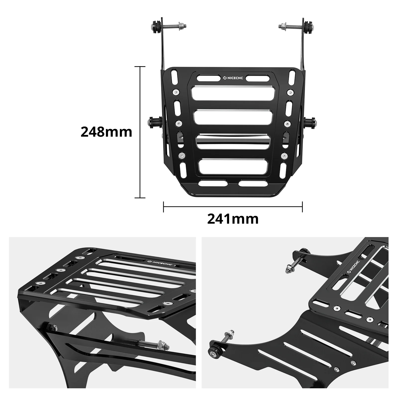 Rear Luggage Rack Tail Bag Bracket Mount Kit For Harley Sportster 1200 XL Iron 883 - Image 14