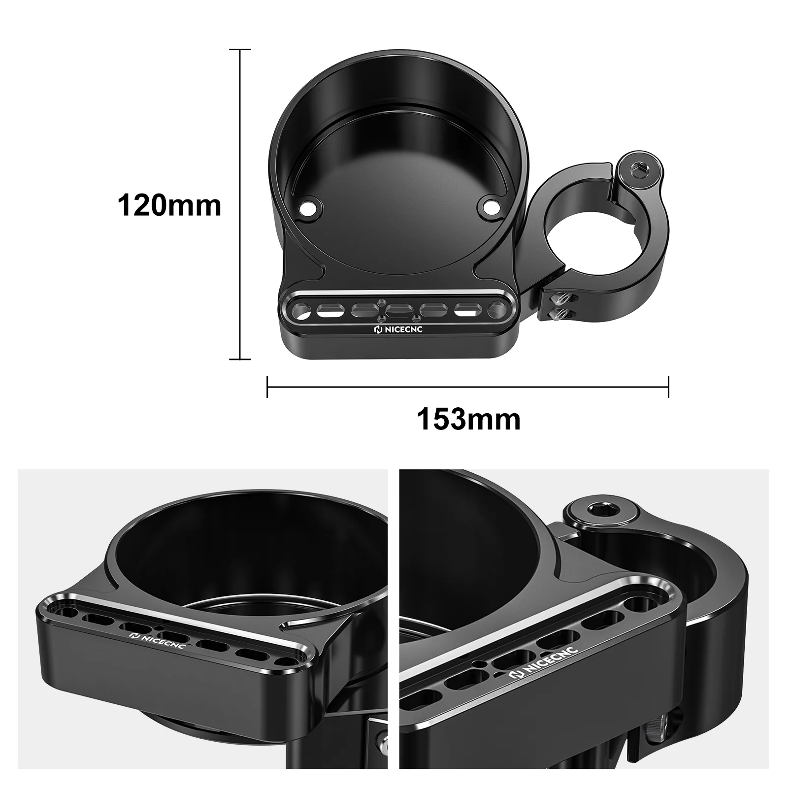 Speedo & Indicator Lights Relocation Bracket Kit For Harley Sportster 1200 883 48 72 XL - Image 11