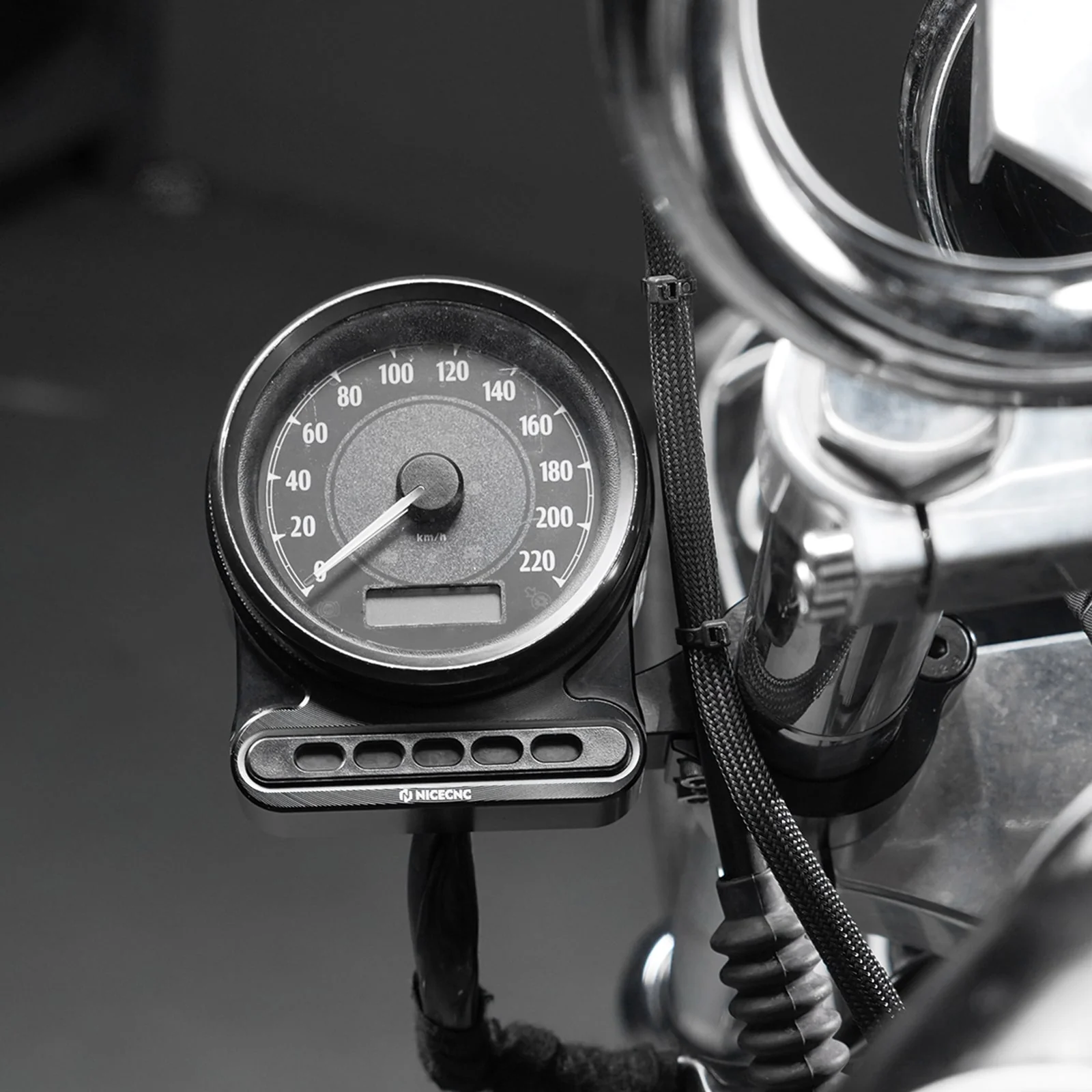 Speedo & Indicator Lights Relocation Bracket Kit For Harley Sportster 1200 883 48 72 XL - Image 3