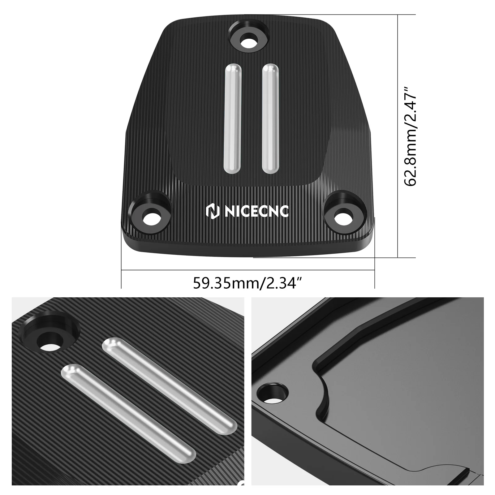 Front Brake Reservoir Master Cylinder Cover For Harley Sportster S 1250 Nightster - Image 11