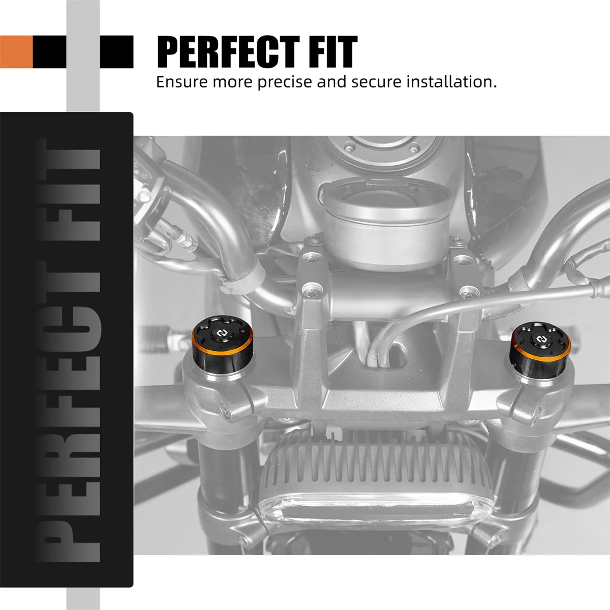 Front Fork Stem Top Caps Upper Covers For Harley Sportster S 1250 2021-2024 - Image 4