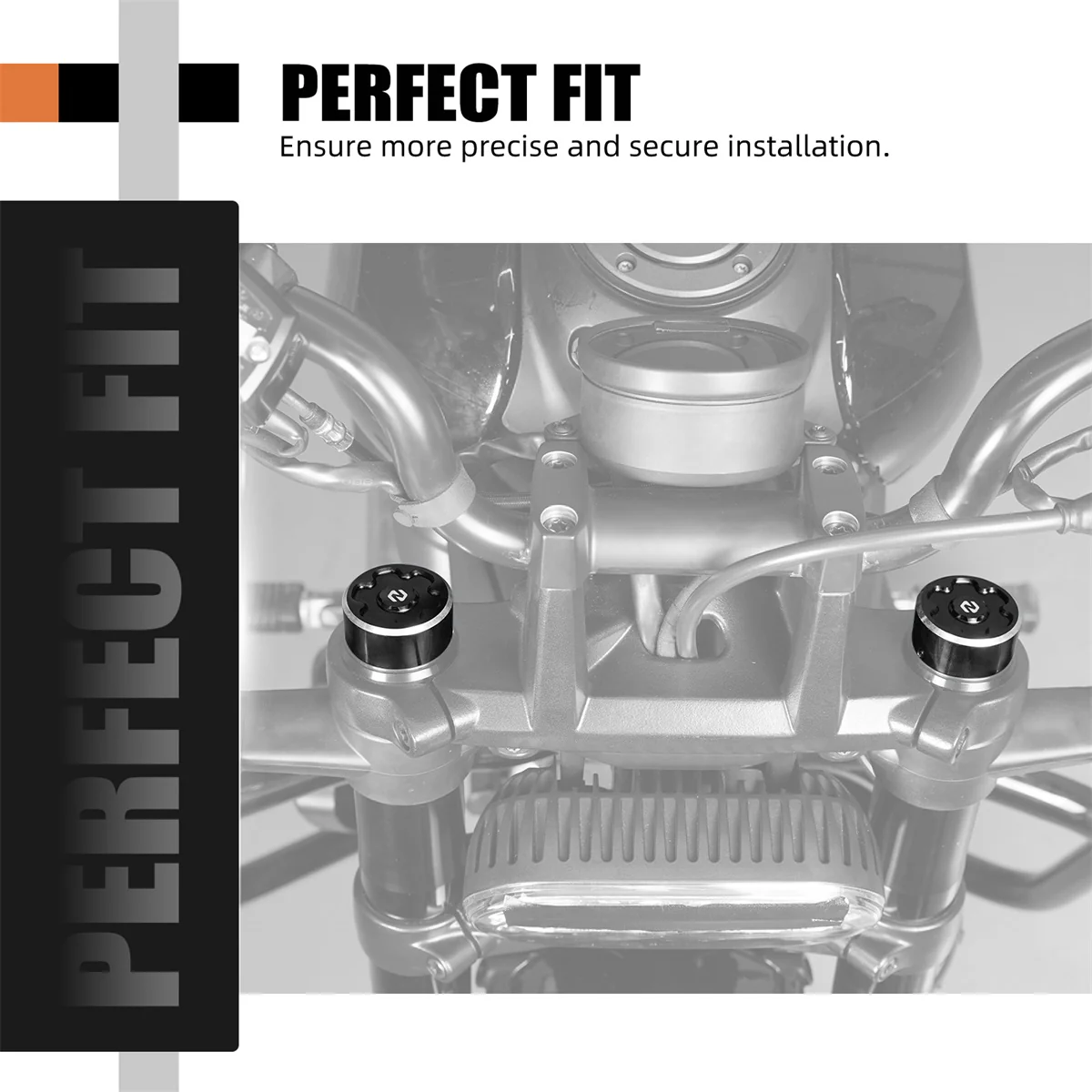 Front Fork Stem Top Caps Upper Covers For Harley Sportster S 1250 2021-2024 - Image 5