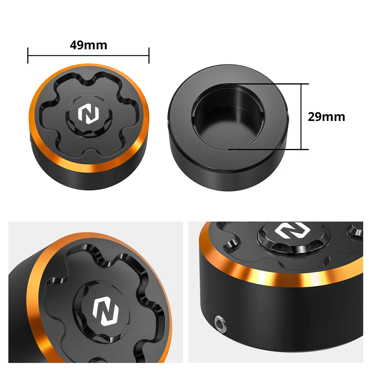 Front Fork Stem Top Caps Upper Covers For Harley Sportster S 1250 2021-2024 - Image 7