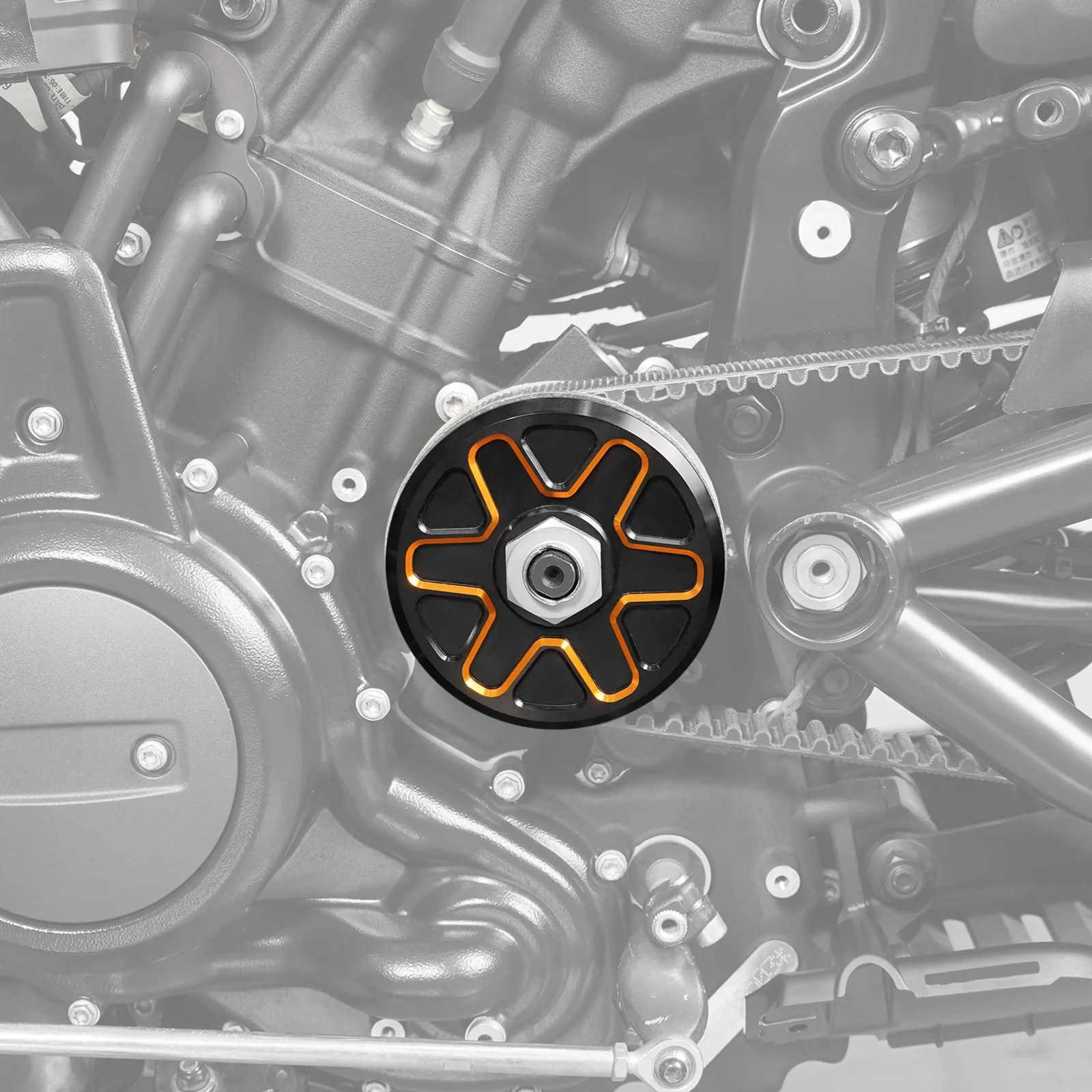 Front Sprocket + Transmission Sprocket Belt Covers Set For Harley Sportster S 1250 Nightster - Image 10
