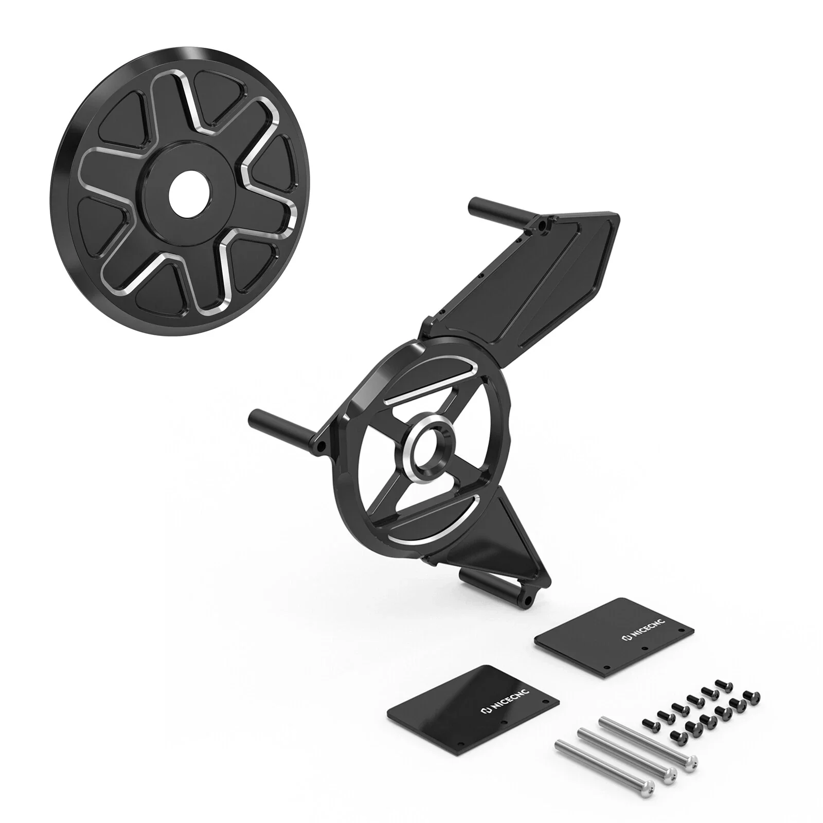 Front Sprocket + Transmission Sprocket Belt Covers Set For Harley Sportster S 1250 Nightster - Image 15