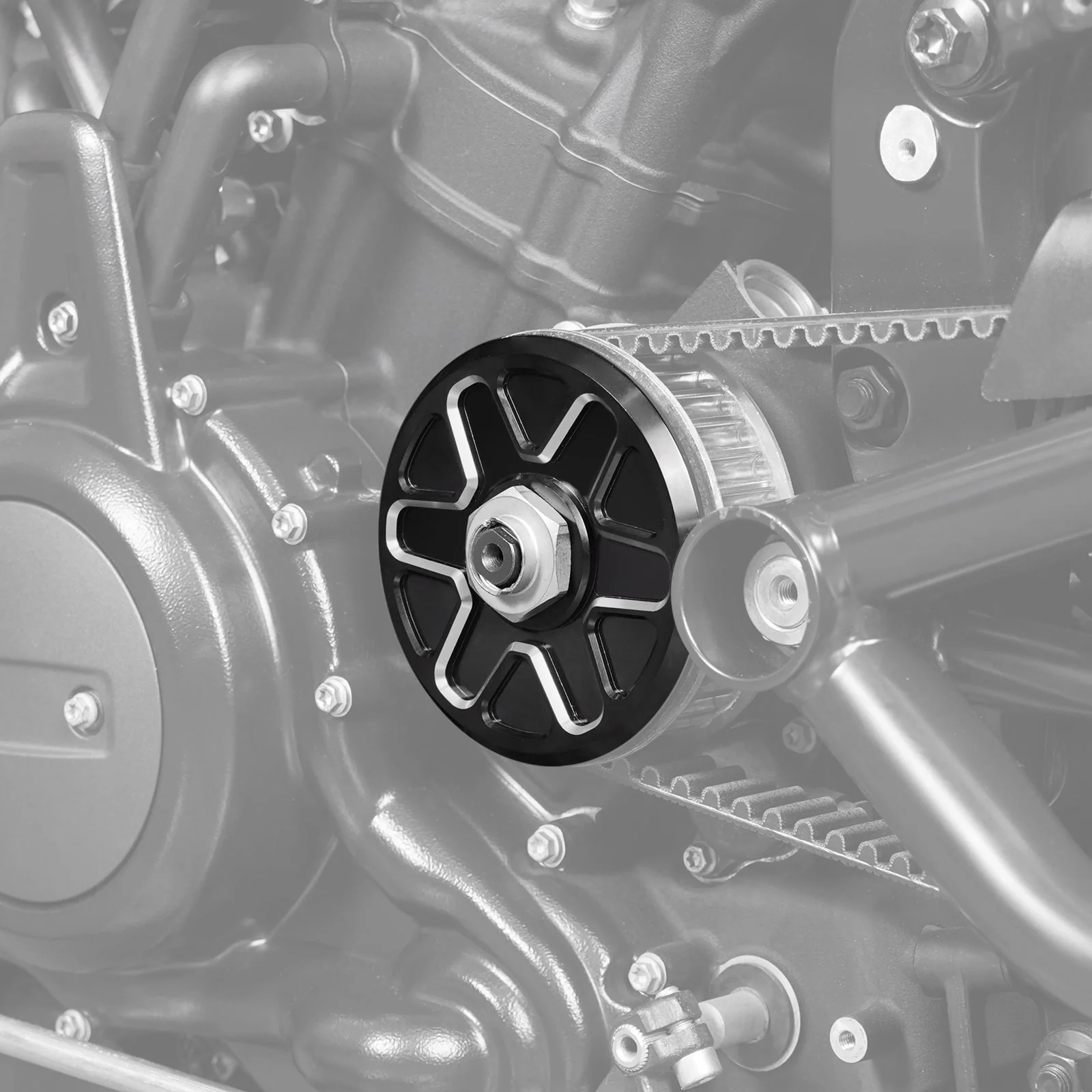 Front Sprocket + Transmission Sprocket Belt Covers Set For Harley Sportster S 1250 Nightster - Image 27