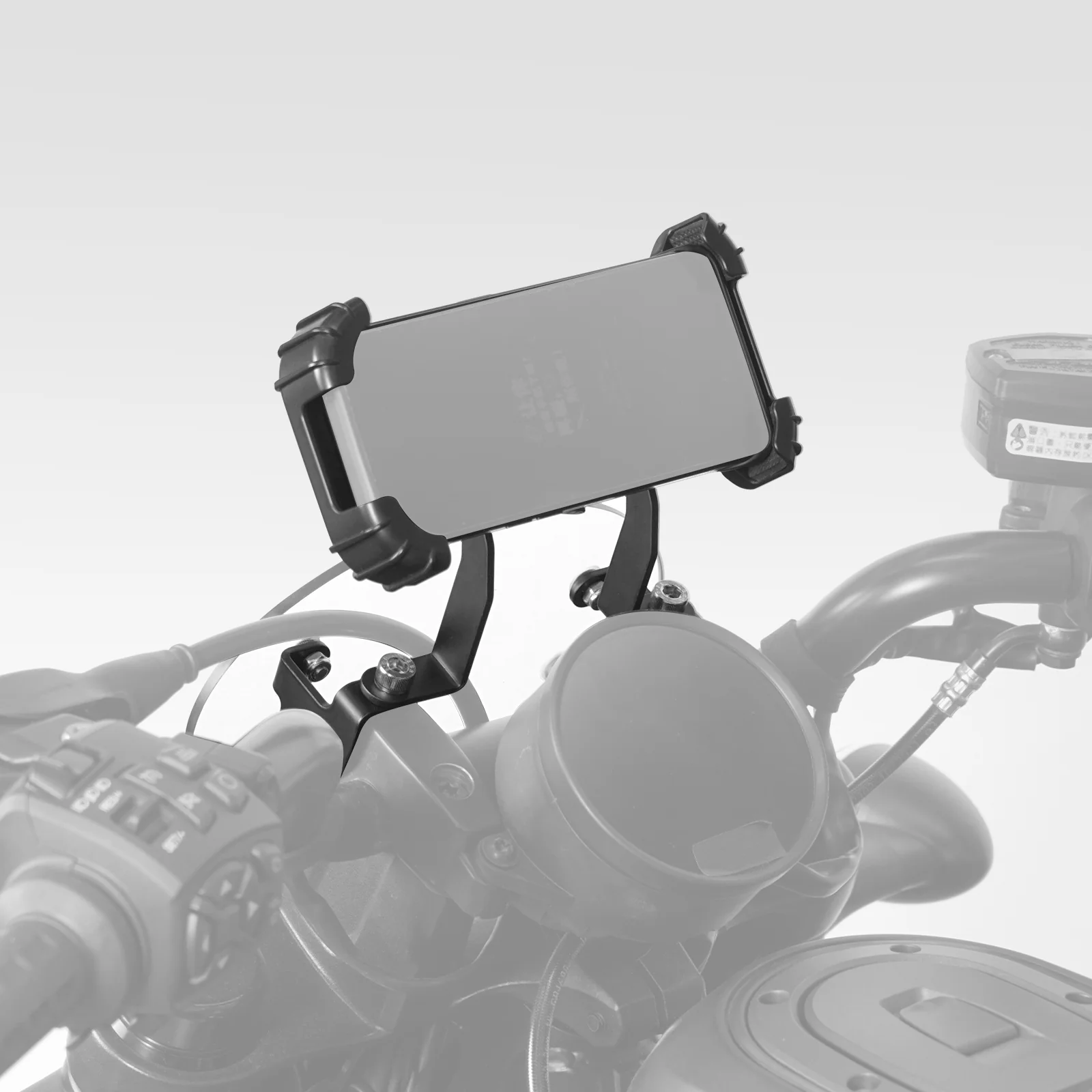 Handlebar Kickback Risers & Phone Holder Bracket Mount Kit For Harley Sportster S 1250 - Image 4