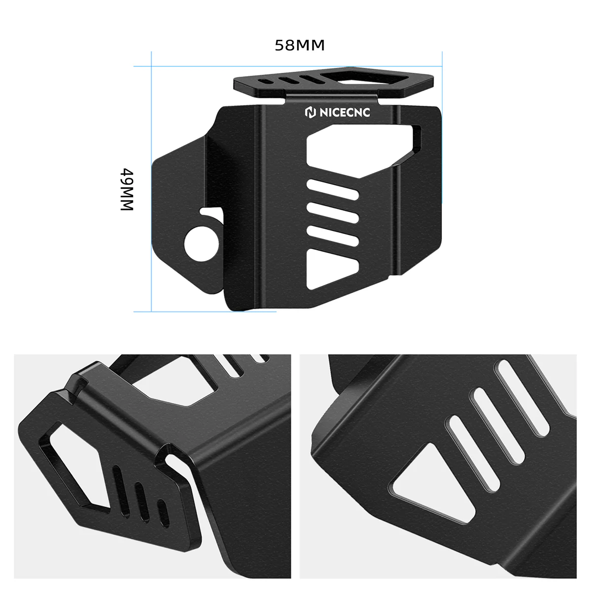 Rear Brake Reservoir Guard Pump Fluid Tank Cover For Harley Sportster S 1250 - Image 3