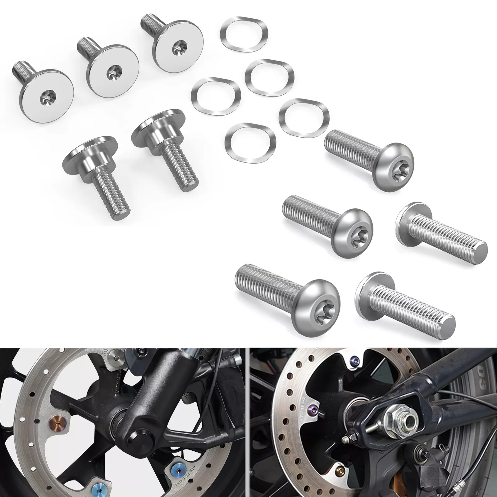 Rear Brake Rotor Disc Hardware Bolts For Harley Sportster S 1250 Pan America - Image 7