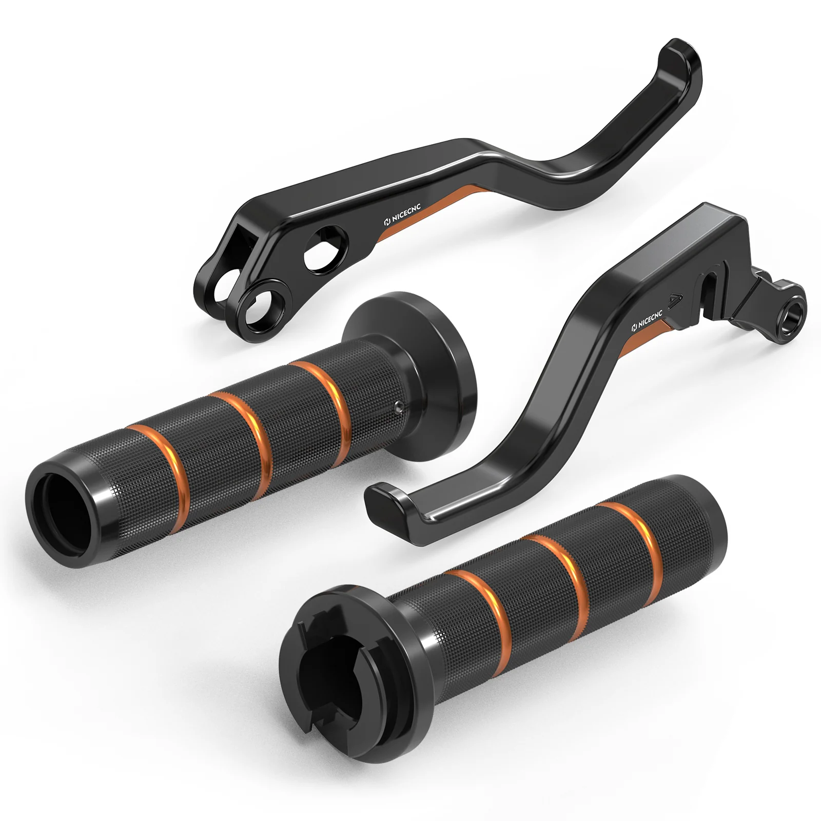Shorty Brake Clutch Lever + Handlebar Grips For Harley Sportster S 1250 Nightster