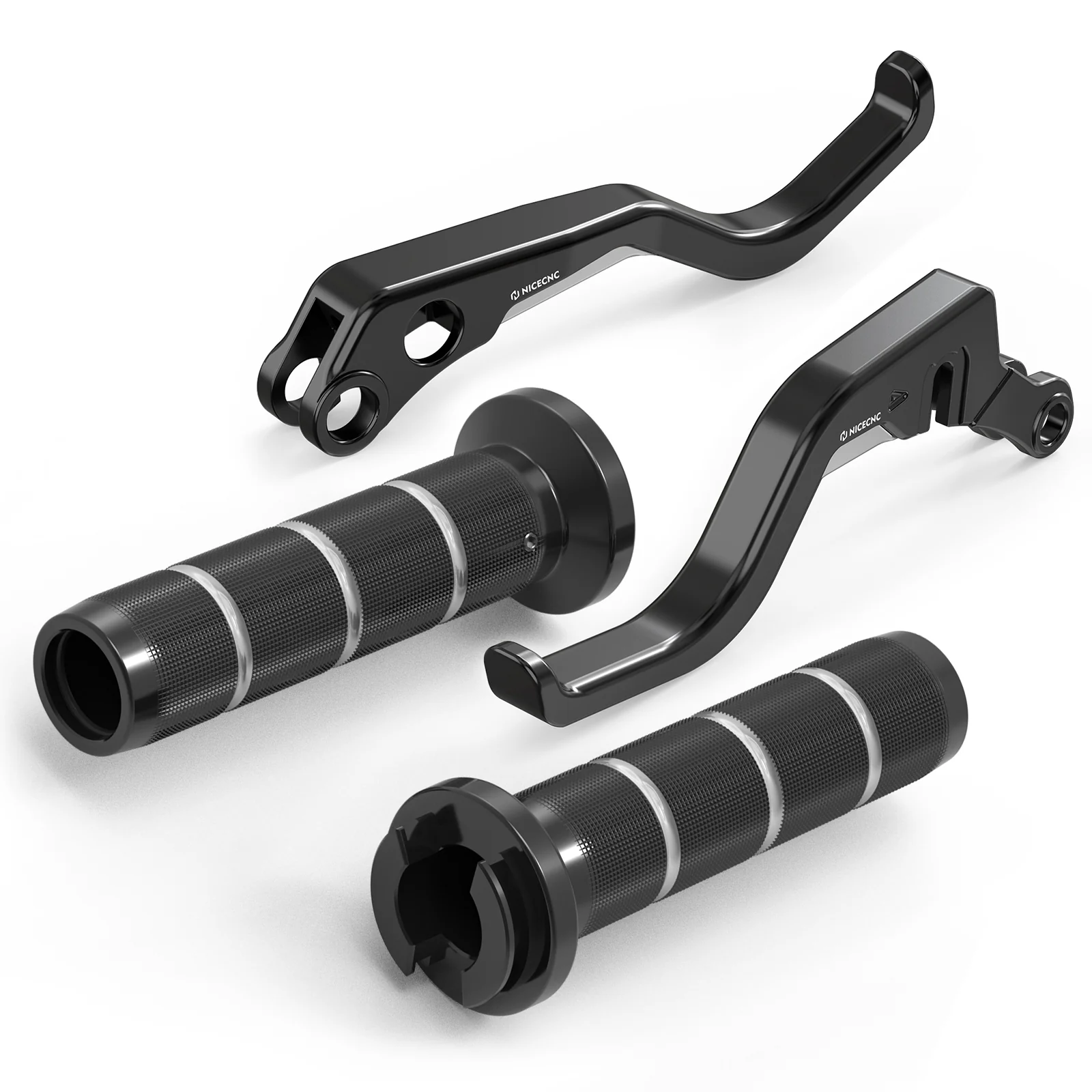 Shorty Brake Clutch Lever + Handlebar Grips For Harley Sportster S 1250 Nightster - Image 15