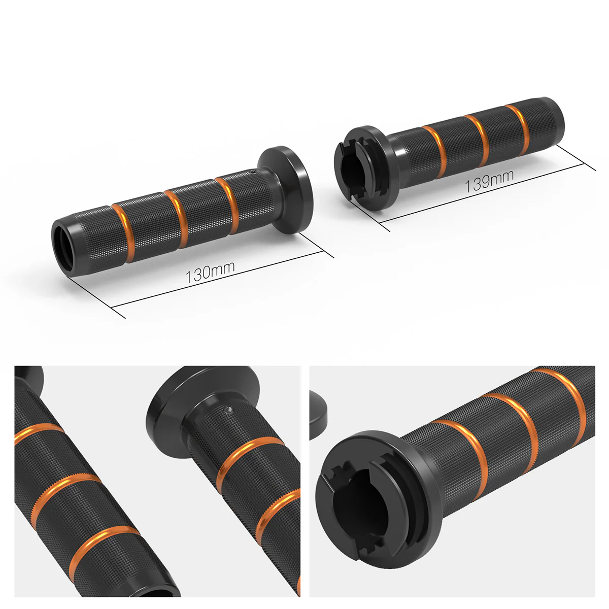 Handlebar Grips Set For Harley Sportster S Pan America 1250 Nightster - Image 5