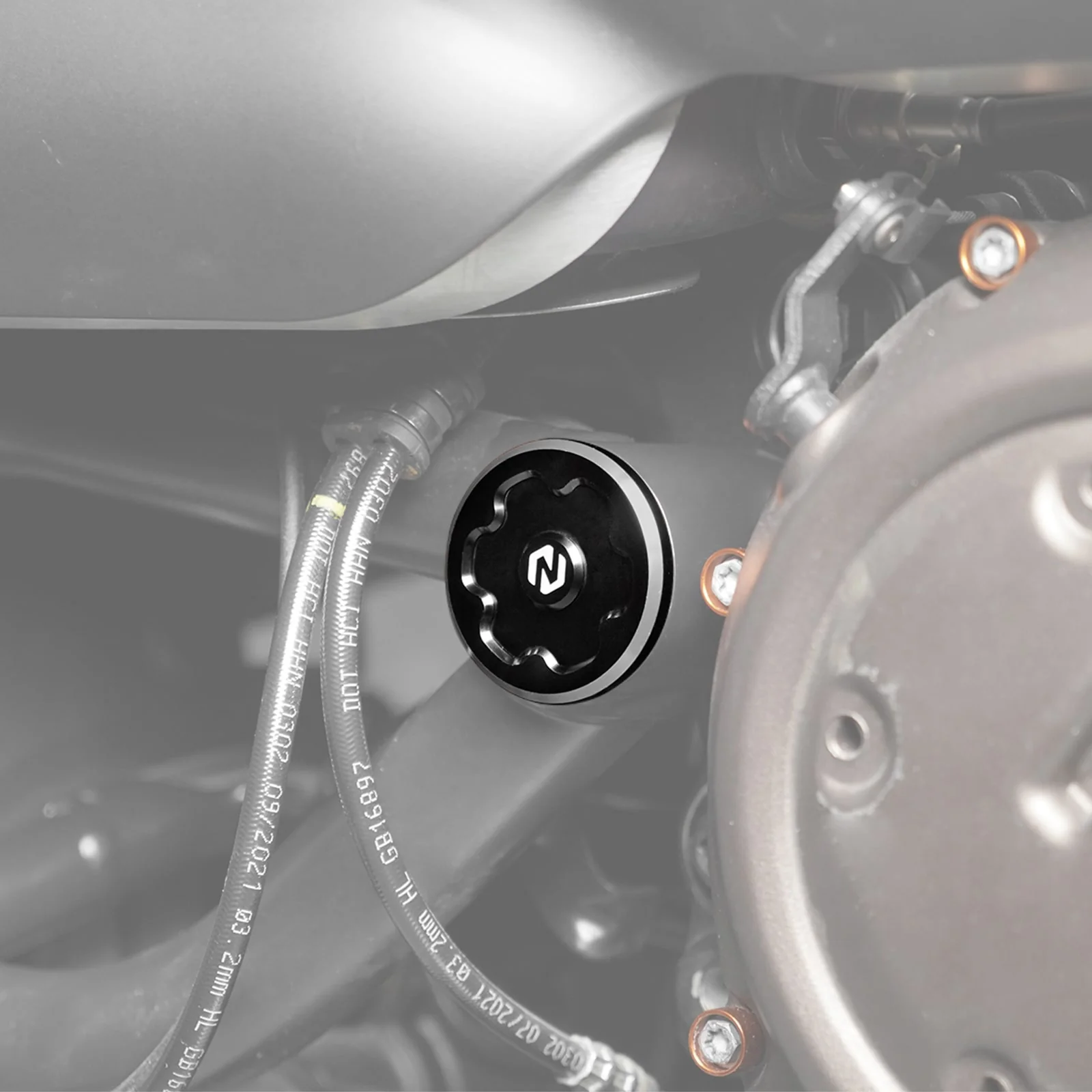 Swingarm Swing Arm Hole Frame Plugs Caps For Harley Sportster S 1250 - Image 3