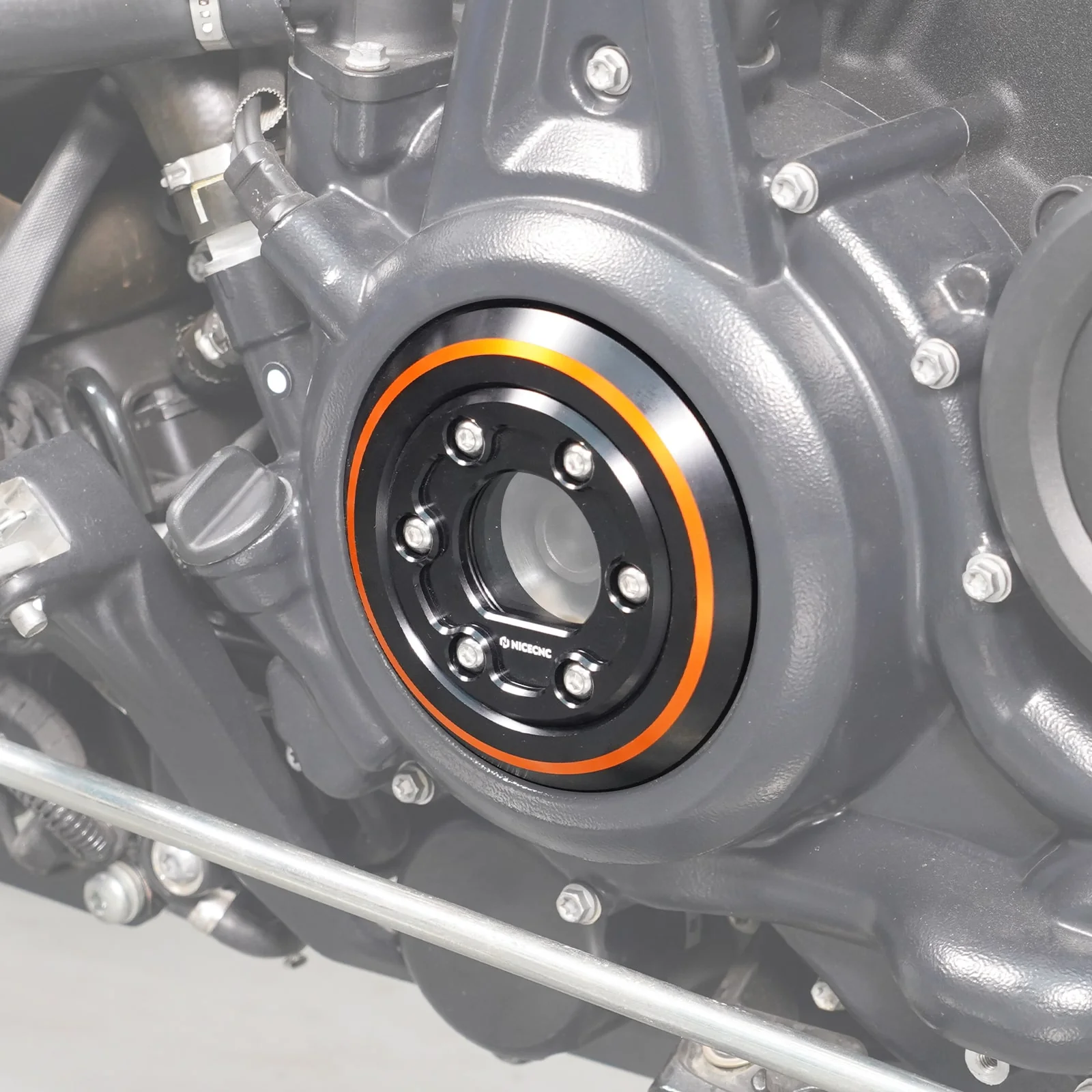 Left Transparent Alternator Plug Cover For Harley Sportster S Pan America 1250 Nightster - Image 8