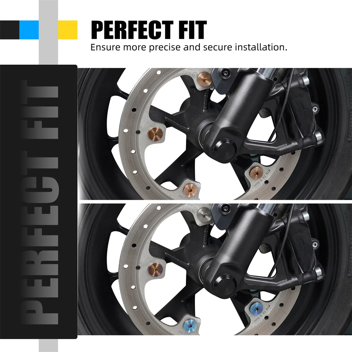 Front Brake Rotor Disc Hardware Bolts Kit For Harley Sportster S Pan America 1250 2021-2024 - Image 3