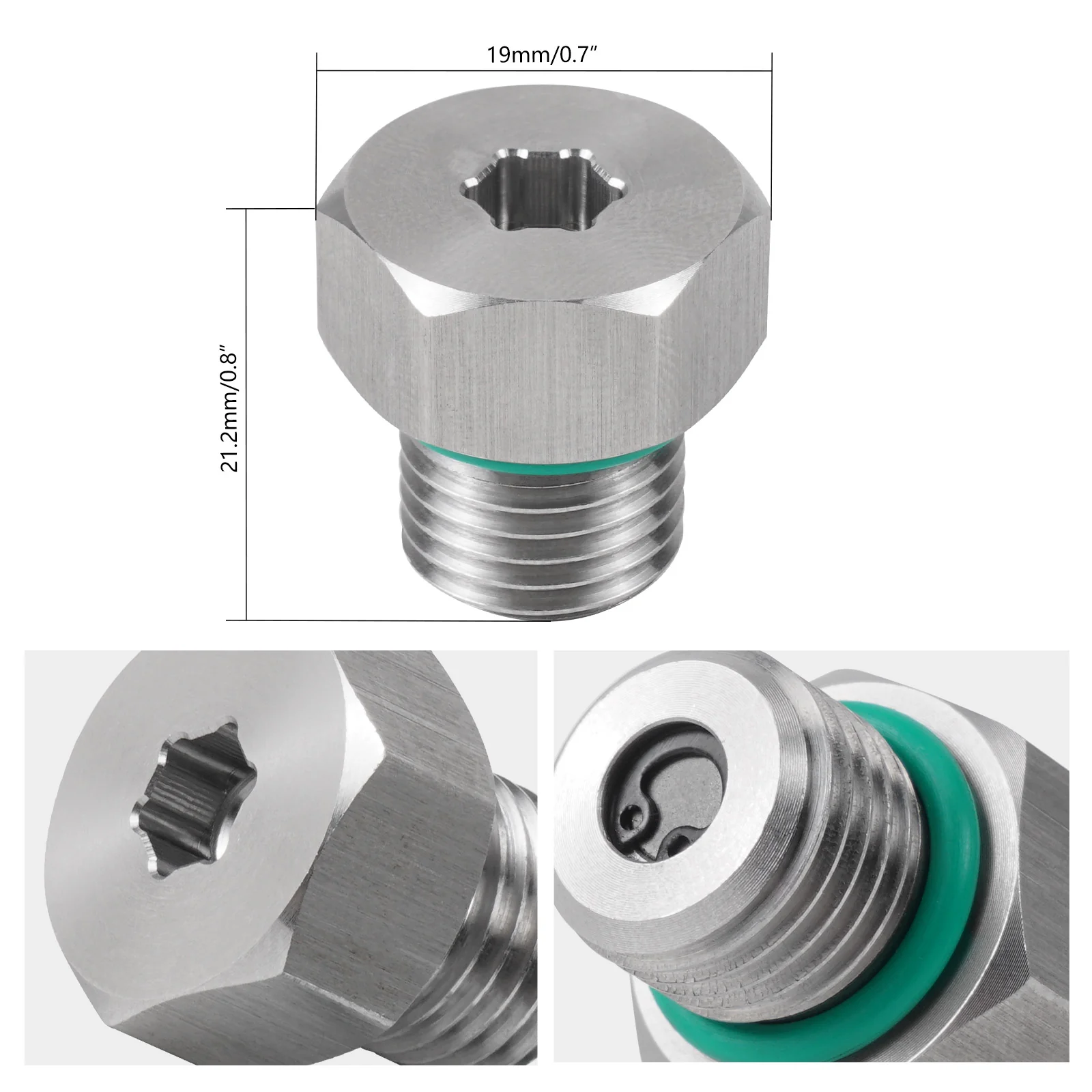 Magnetic M14 Oil Drain Plug Bolt For Harley Sportster S Pan America 1250 Nightster - Image 5