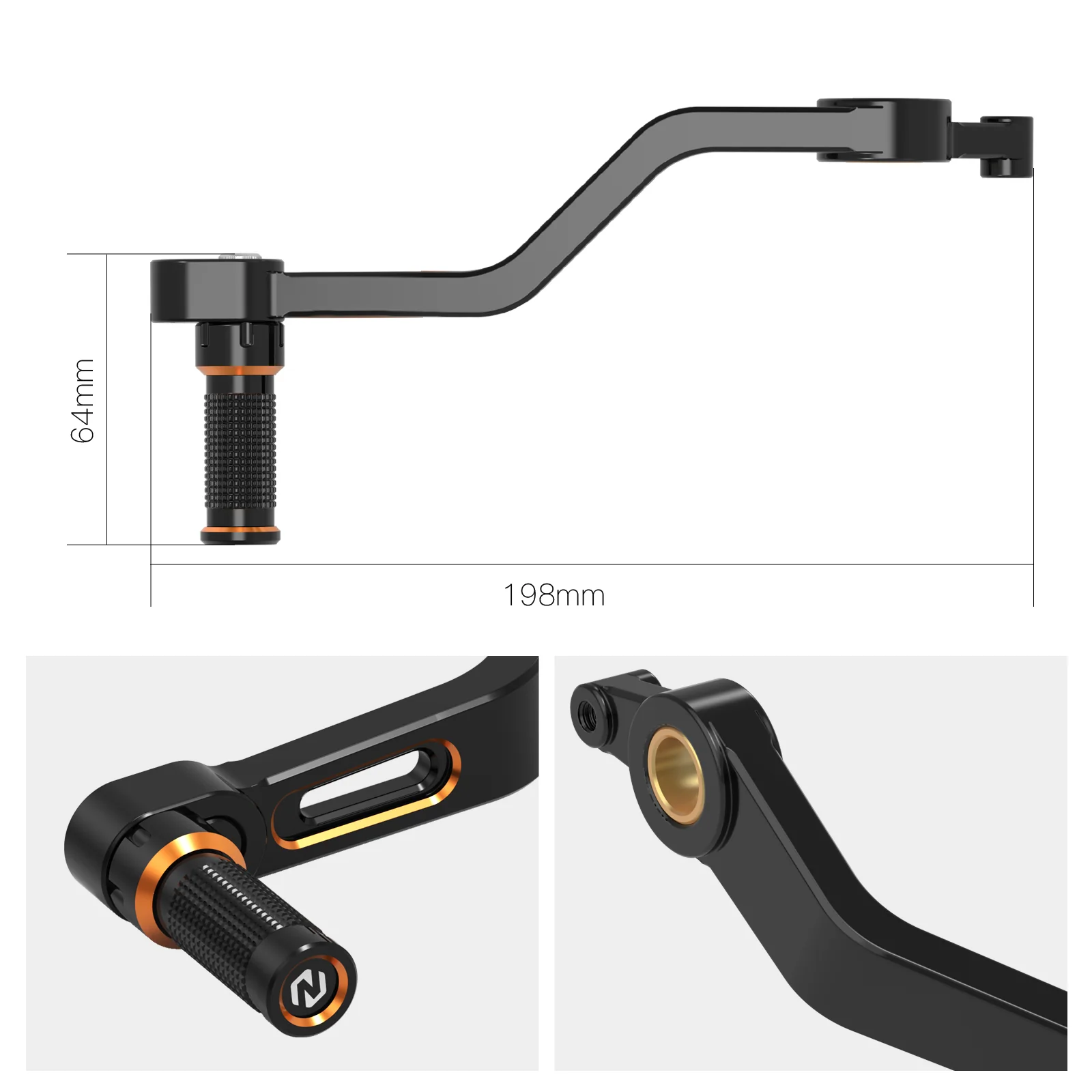 Two-position Gear Stick Shift Lever Pedal Peg Kit For Harley Sportster S 1250 2021-2024 - Image 5