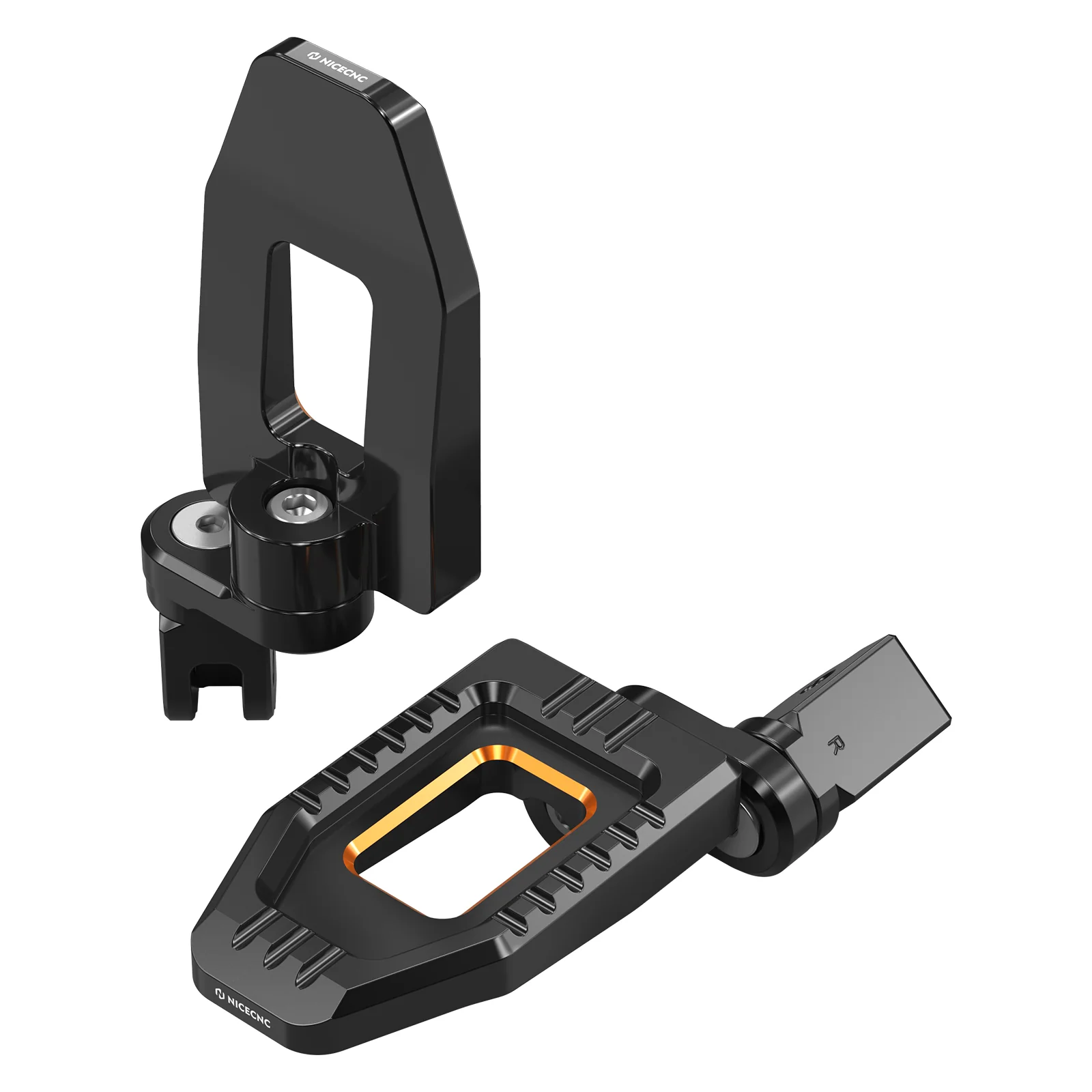 Adjustable Enlarged Rider Footpegs For Harley Softail Standard Low Rider S ST Street Bob - Image 13
