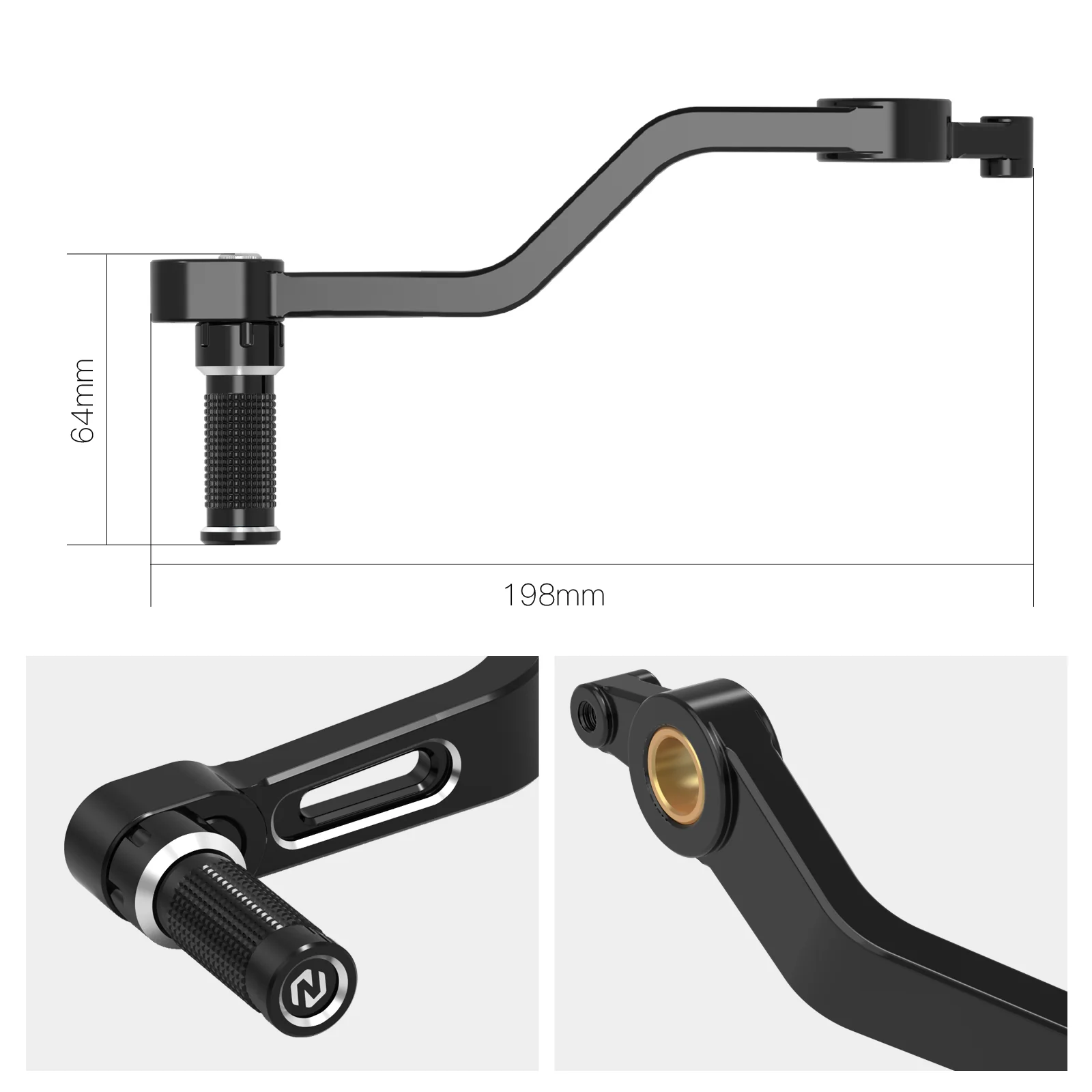 Two-position Gear Stick Shift Lever Pedal Peg Kit For Harley Sportster S 1250 2021-2024 - Image 9