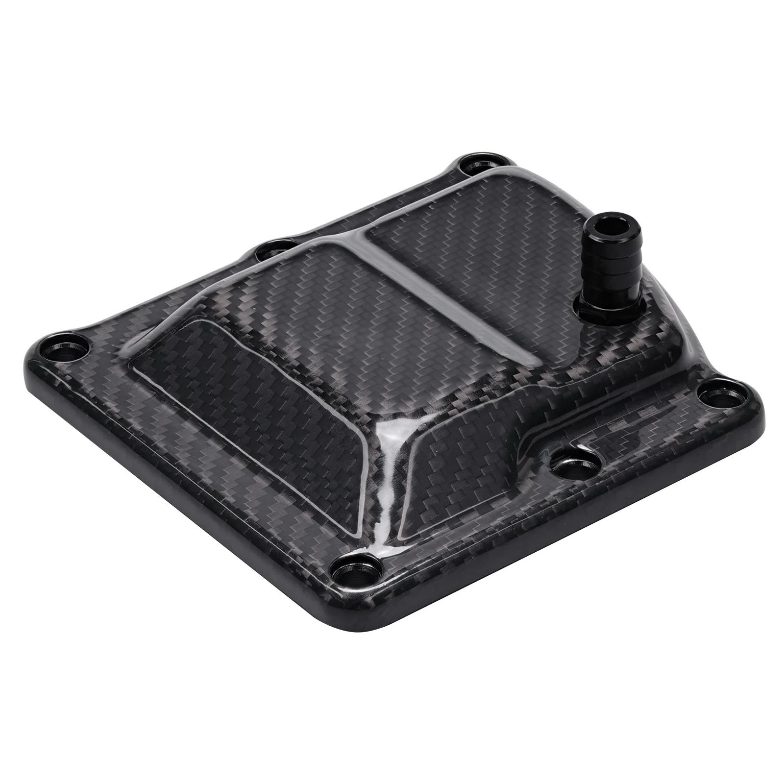 Carbon Fiber M8 Vented Transmission Top Cover For Harley Street Bob Low Rider S Fat Boy - Image 9