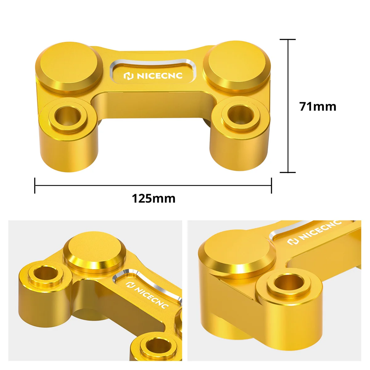 Handlebar Riser Pull Back Plate Relocation Bracket For Harley Road Glide Road King - Image 11