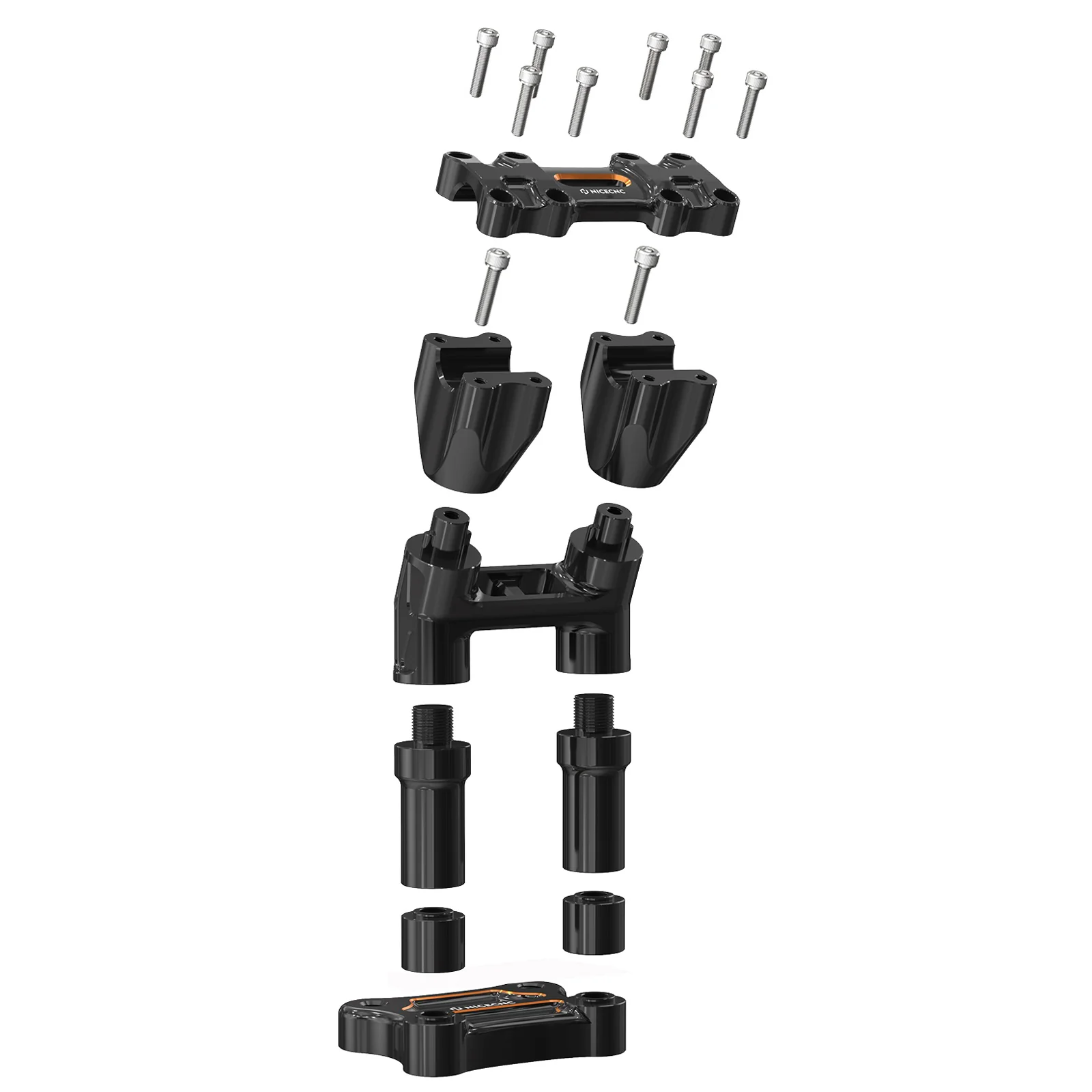 Kickback Handlebar Riser Kit For Harley Street Electra Tri Glide Ultra Limited 1-1/8" Bar - Image 14