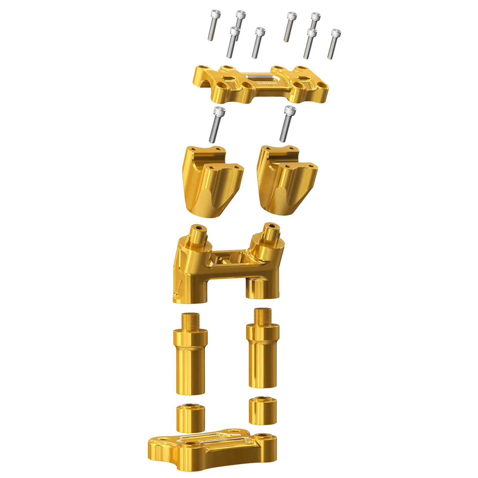 Kickback Handlebar Riser Kit For Harley Street Electra Tri Glide Ultra Limited 1-1/8" Bar - Image 25