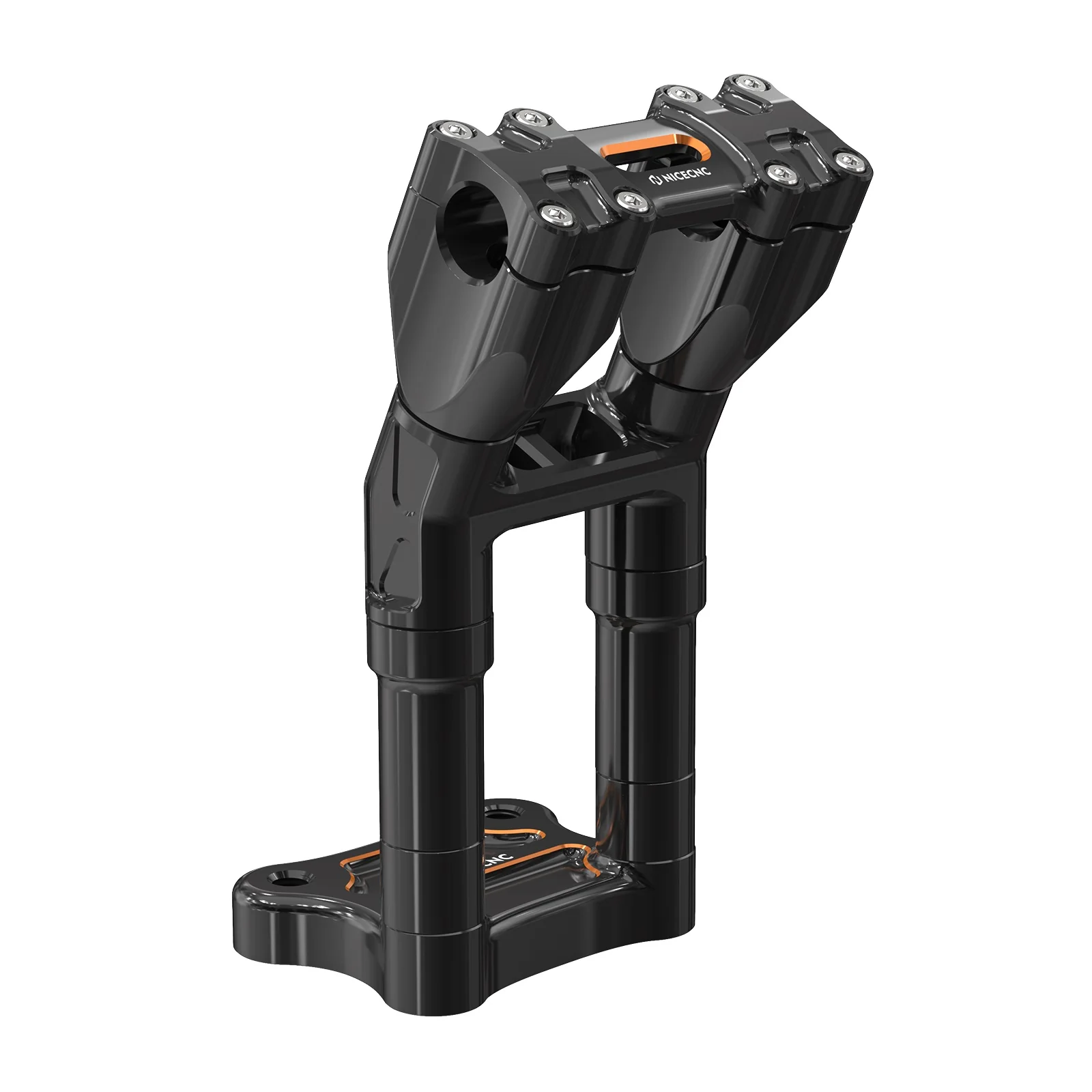 Kickback Handlebar Riser Kit For Harley Street Electra Tri Glide Ultra Limited 1-1/8" Bar - Image 9